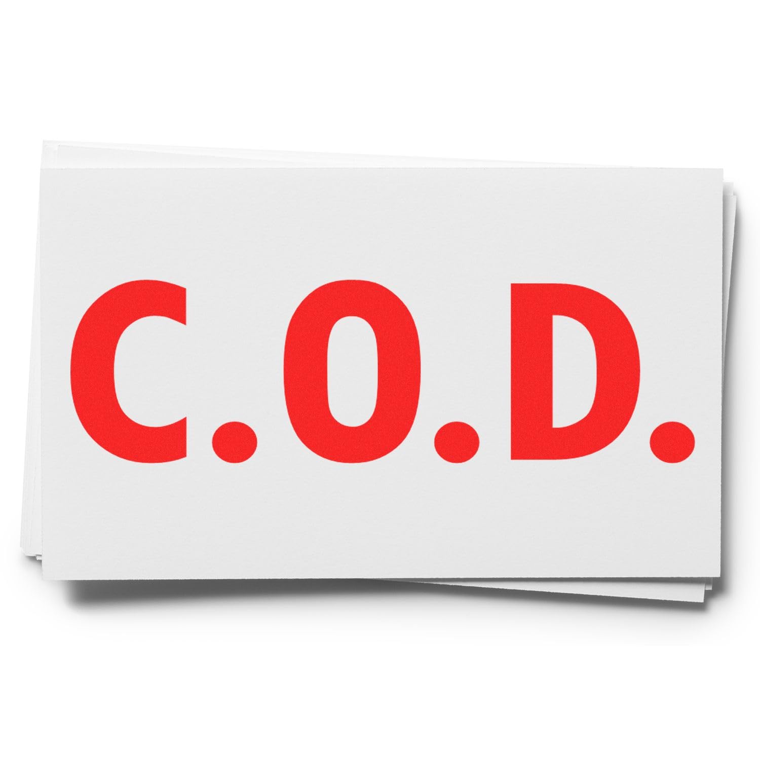 Premium Quality Accounting Stamp, Red Ink Self-Inking COD Stamp - Ideal for Administrative Professionals, Durable and Efficient, 1/2 x 1-1/2, Ideal for Office Use, High Visibility Red Ink - Image 9
