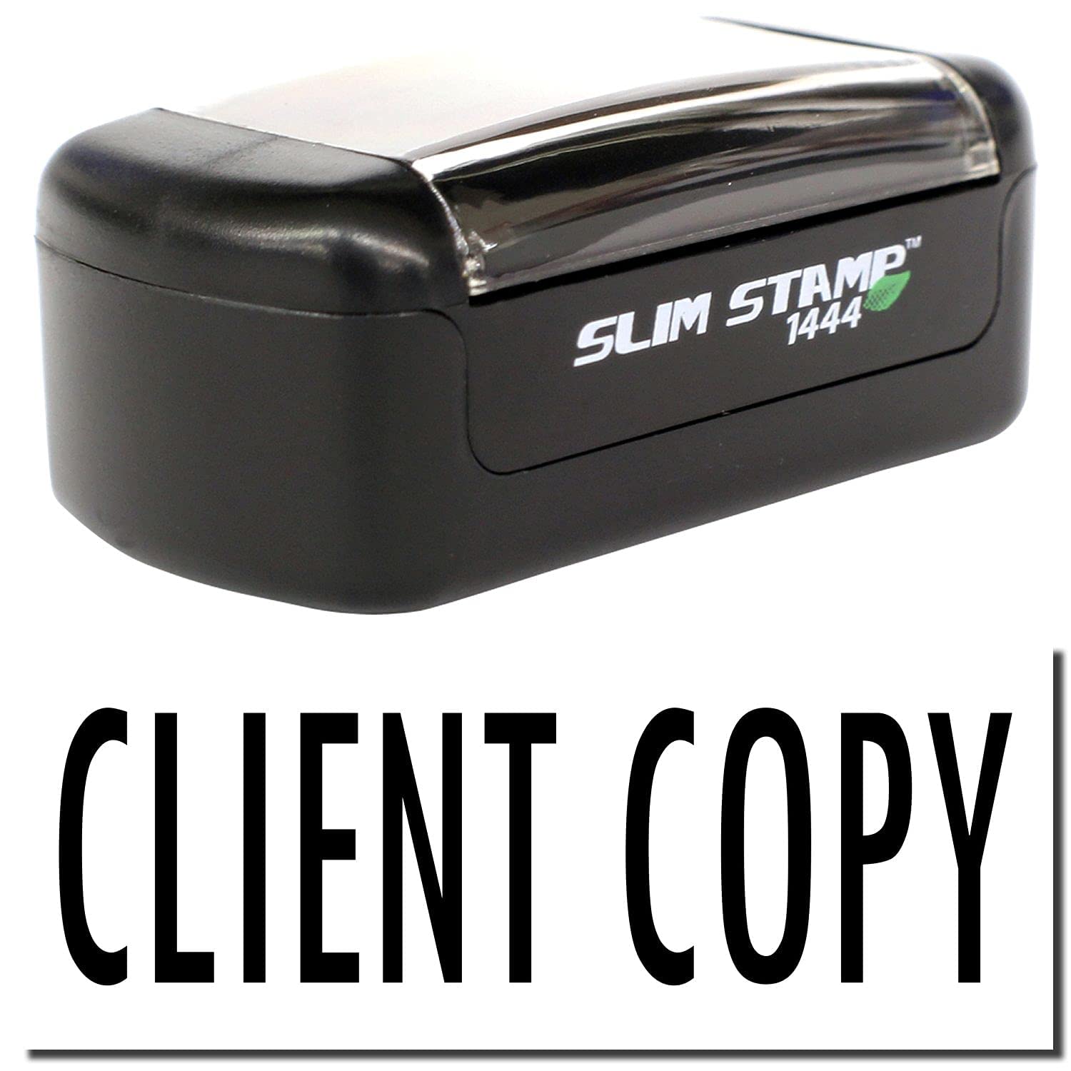 Premium Quality Slim Pre-Inked Legal Stamp, Client Copy Stamp with Black Ink, Ideal for Attorney Use, Durable and Long-Lasting, 1/2 x 1-1/2, Ideal for Legal Documents and Client Copies - Image 3