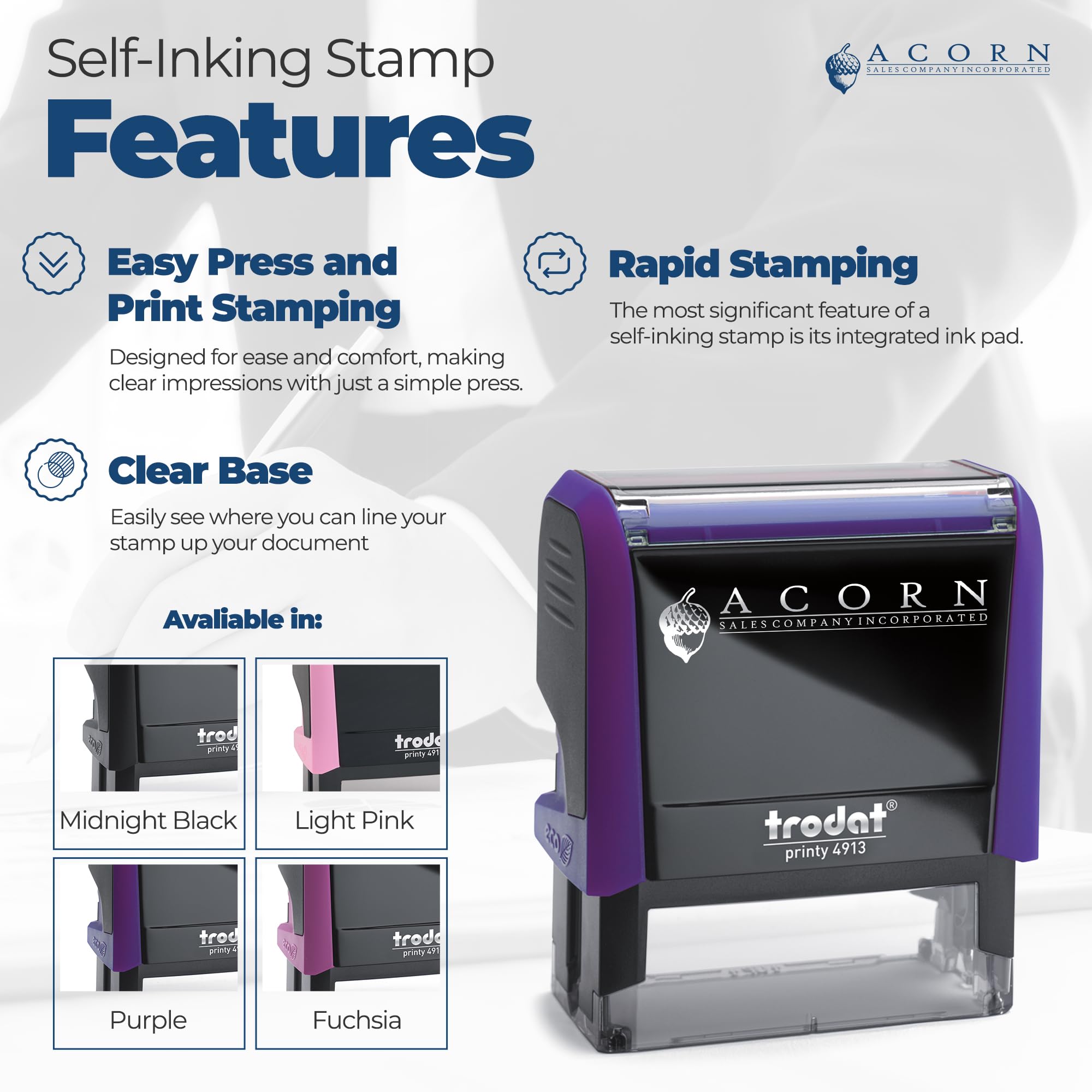 Premium Rectangular Self-Inking Notarial Stamp - 7/8 x 2-1/4, State Board Compliant - Ideal for Virginia Notary Public - Image 4