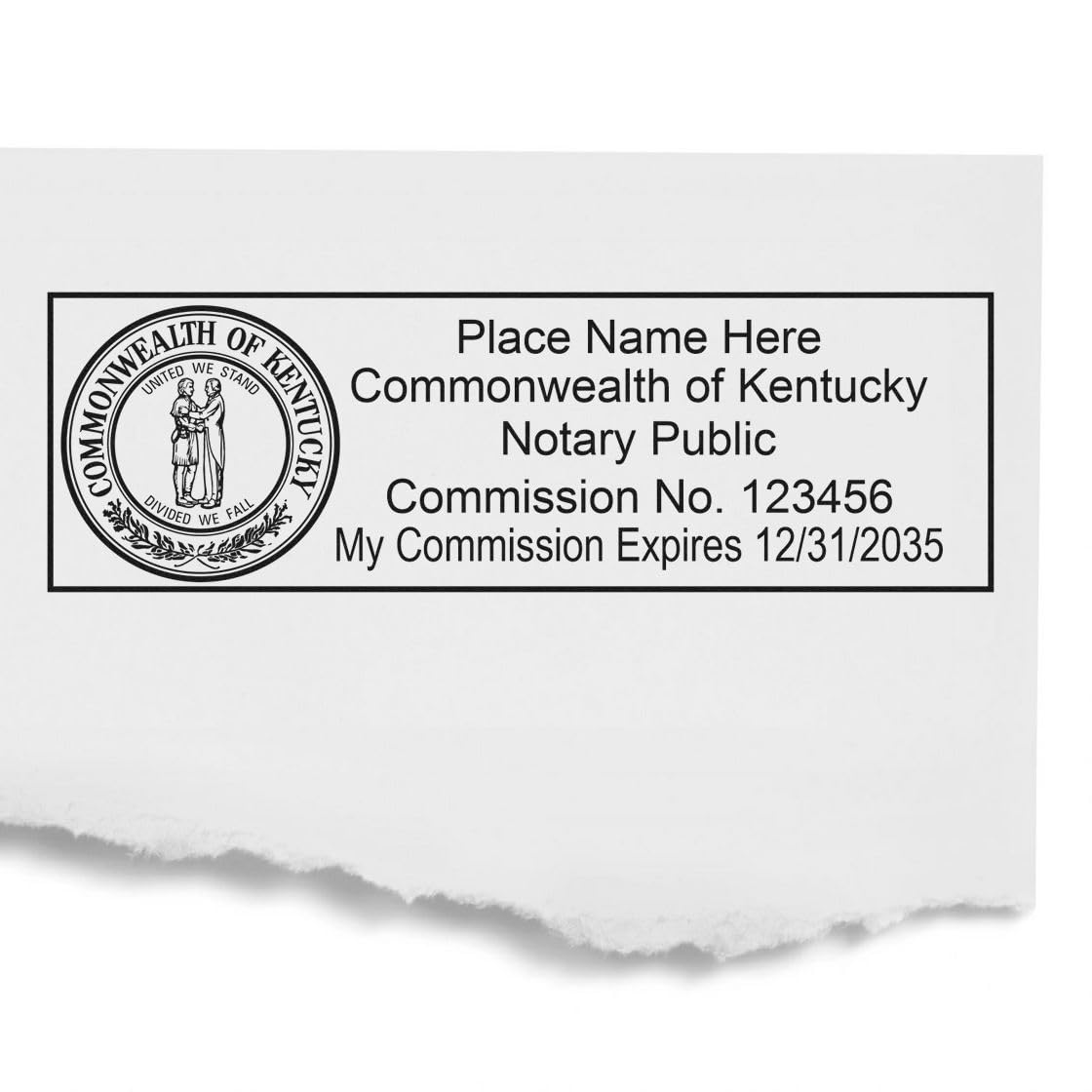 Premium Rectangular Self-Inking Notarial Stamp for Kentucky - KY Notary Public Stamp, 7/8 x 2-1/4, State Board Compliant - Ideal for Kentucky Notary Professionals - Notary Stamp - Notarial Seal - Image 8