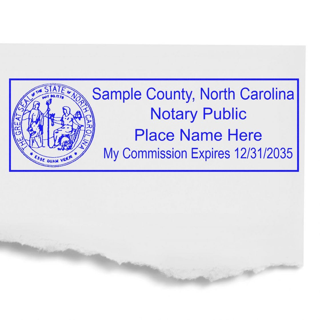 Premium Rectangular Self-Inking Notarial Stamp for North Carolina, 7/8 x 2-1/4, Ideal for NC Notary Public, State Board Compliant, Essential for North Carolina Notary Duties, NC Notary Public Stamp - Image 6