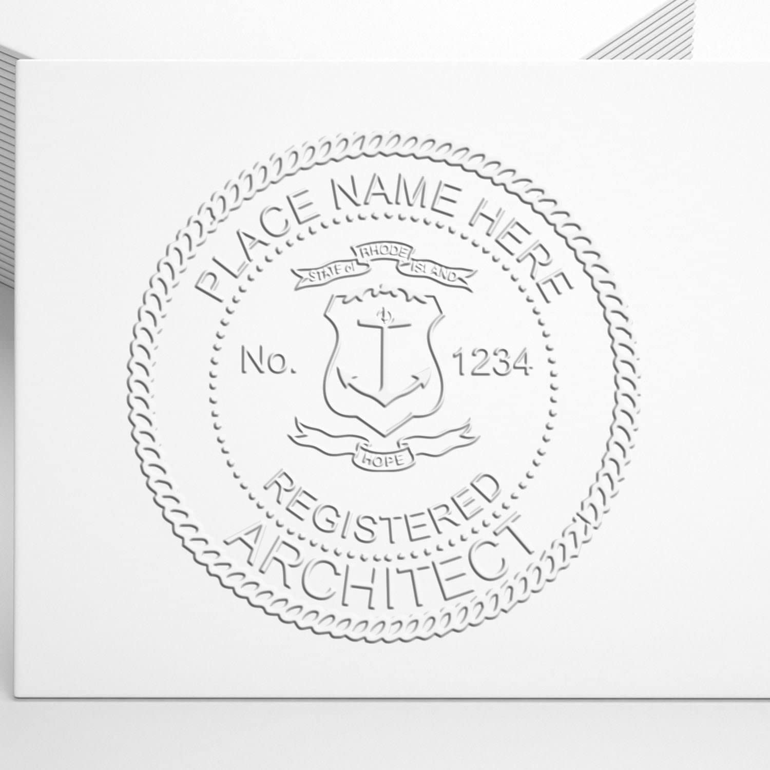 Premium Rhode Island Architect Seal, Handheld Architectural Seal Embosser, Size 1-1/2 - Ideal for Rhode Island Architect, Architect Seal RI - Ideal for Professional Rhode Island Architects - Image 6
