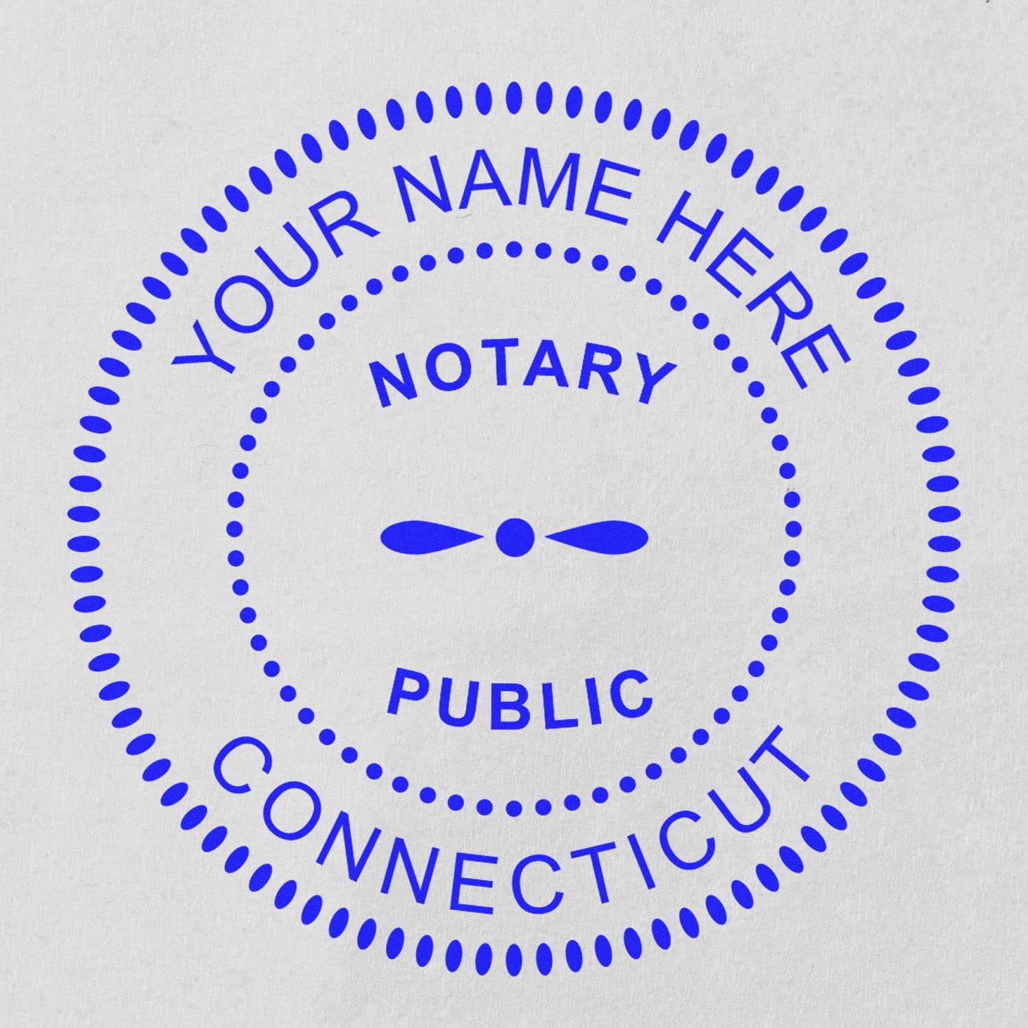 Connecticut Notary Public Supplies Package Kit Includes: Acknowledgement Stamp, Notary Record Book and a Round Notary Stamp - Compact and Portable Stamps, 5 Ink Colors - Image 4