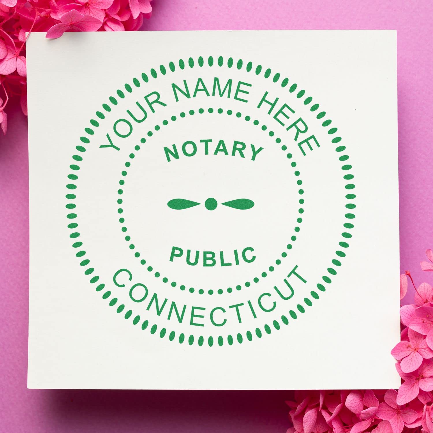 Premium Self-Inking Notary Stamp for Connecticut Notary Public - Durable, Quick-Stamping, 1-5/8 Round Stamp - Ideal for Official Documents, Certificates, and Legal Papers - Notary Stamp Connecticut - Image 9