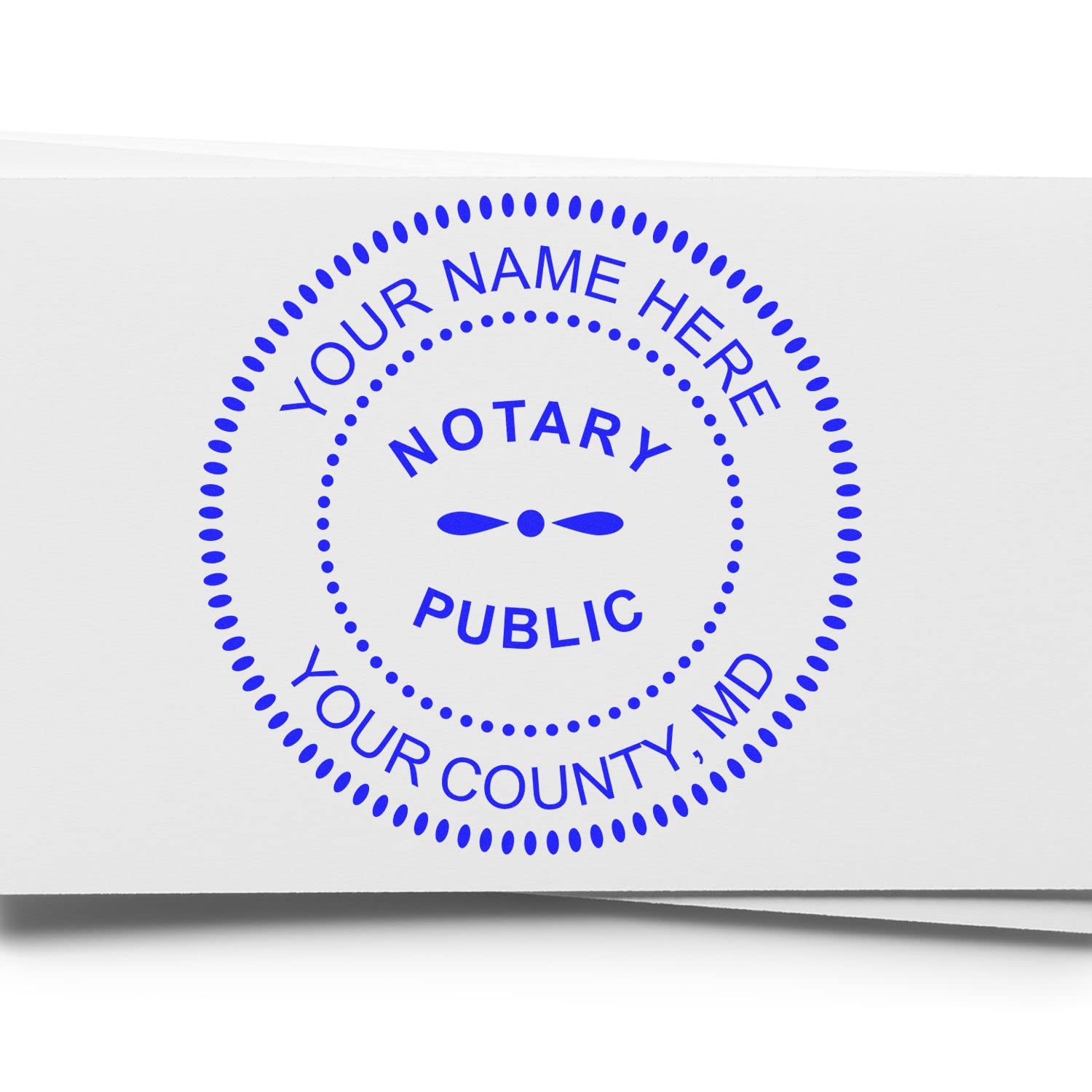 Premium Self-Inking Notary Stamp for Maryland Notary Public - Durable, Quick-Stamping, 1-5/8 Round Stamp - Ideal for Official Maryland Notary Public Use - Quality Notary Stamp Maryland - Image 4