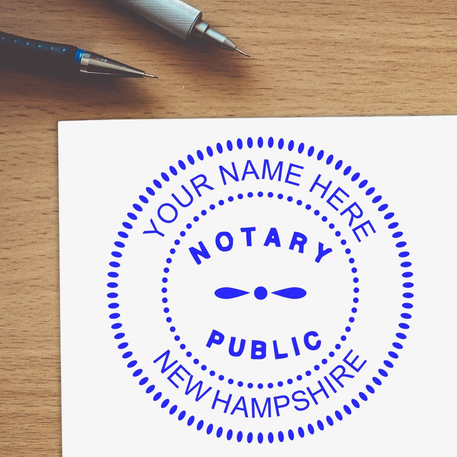 Premium Self-Inking Notary Stamp for New Hampshire Notary Public - Durable, Quick-Stamping, 1-5/8 Round Stamp - Ideal for Official Notary Public Use in New Hampshire - Notary Stamp New Hampshire - Image 4