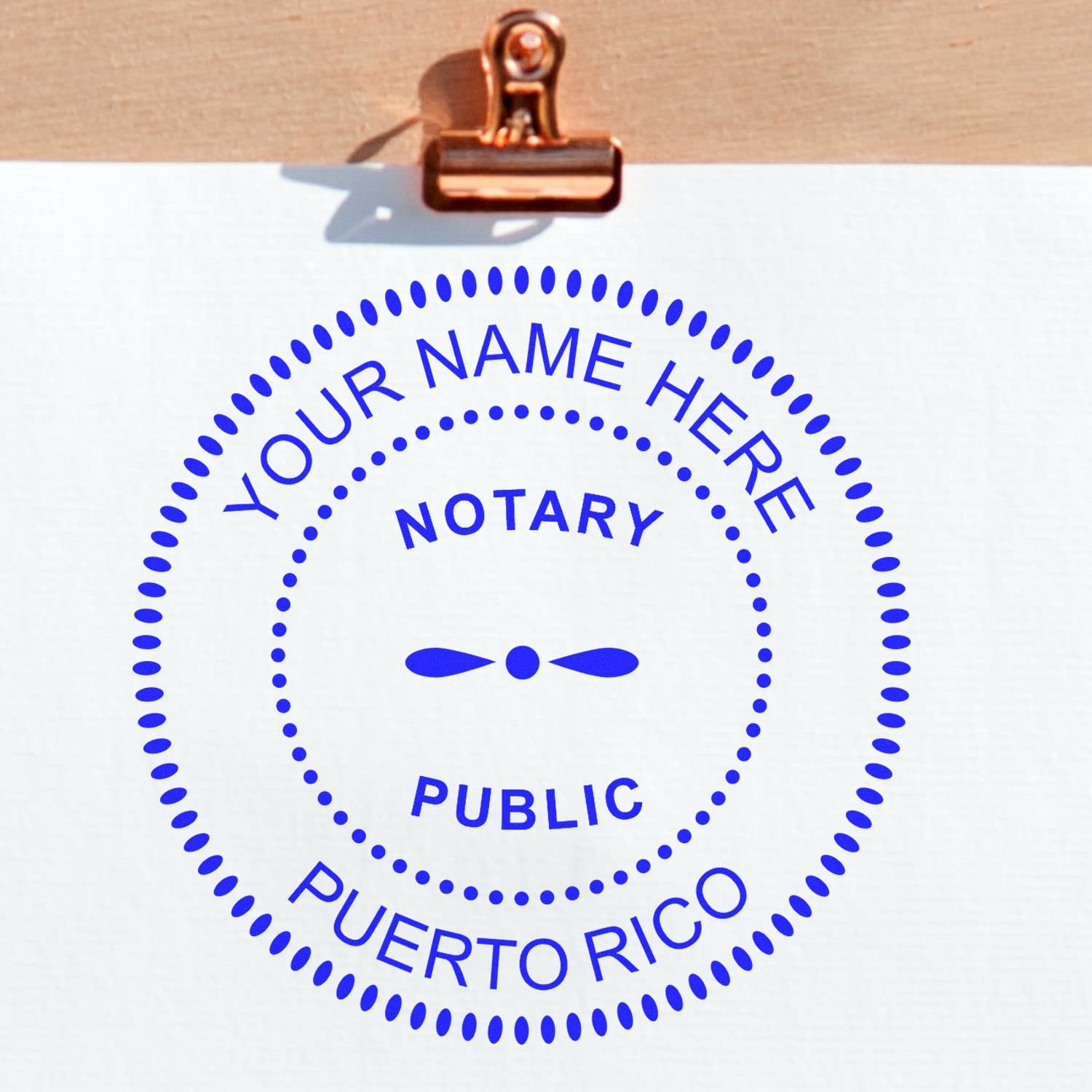 Premium Self-Inking Notary Stamp for Puerto Rico Notary Public - 1-5/8 Round, Durable & Long-Lasting, Ideal for Official Documents - Quality Notary Stamp Puerto Rico, Ideal for Professionals - Image 4