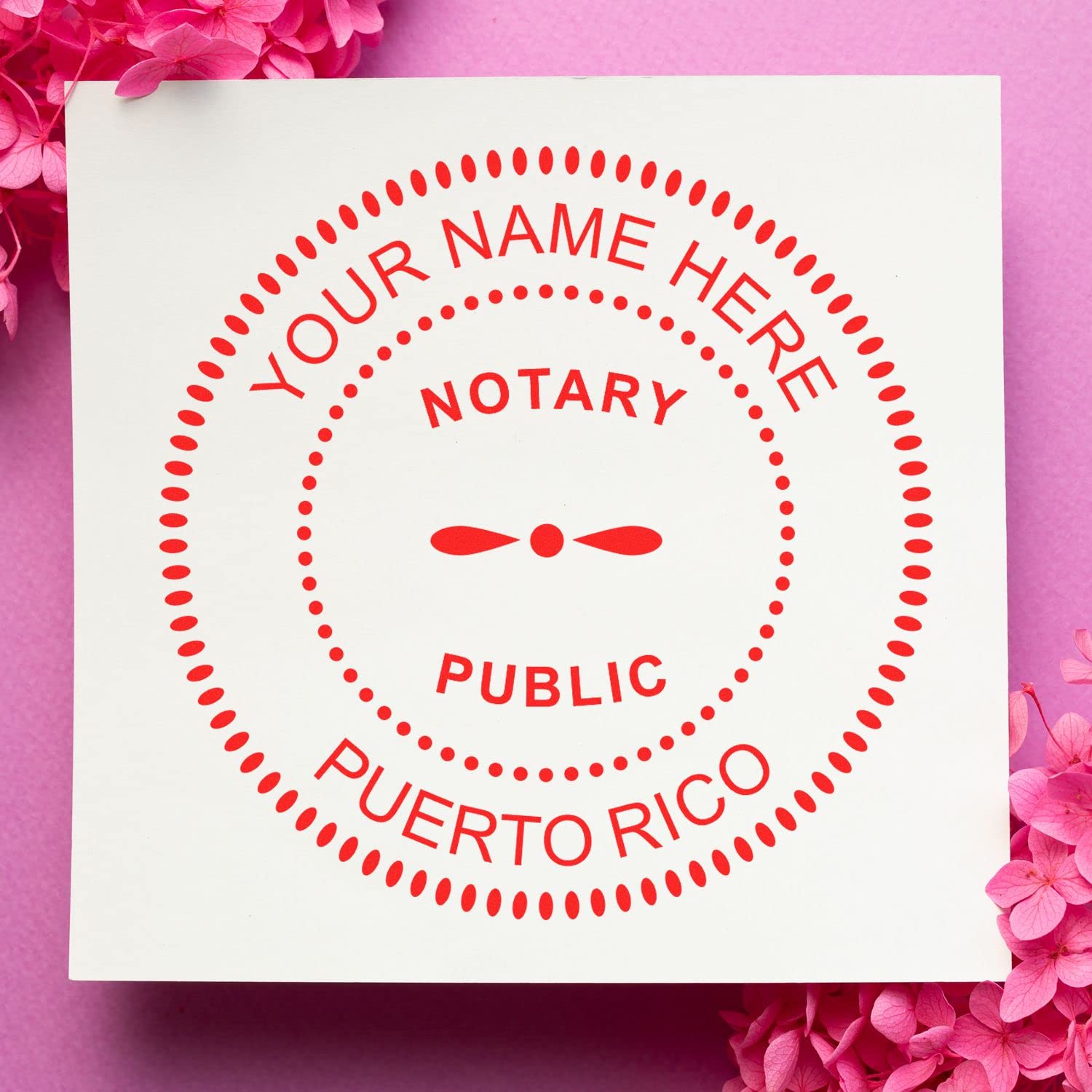 Premium Self-Inking Notary Stamp for Puerto Rico Notary Public - 1-5/8 Round, Durable & Long-Lasting, Ideal for Official Documents - Quality Notary Stamp Puerto Rico, Ideal for Professionals - Image 6