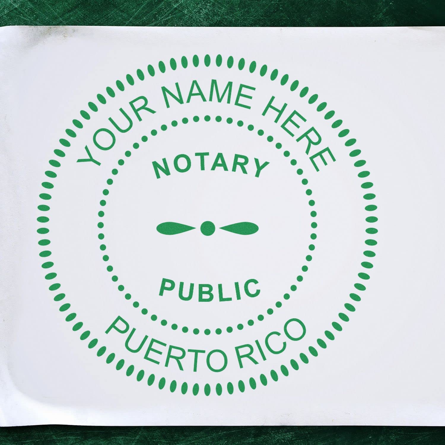 Premium Self-Inking Notary Stamp for Puerto Rico Notary Public - 1-5/8 Round, Durable & Long-Lasting, Ideal for Official Documents - Quality Notary Stamp Puerto Rico, Ideal for Professionals - Image 9