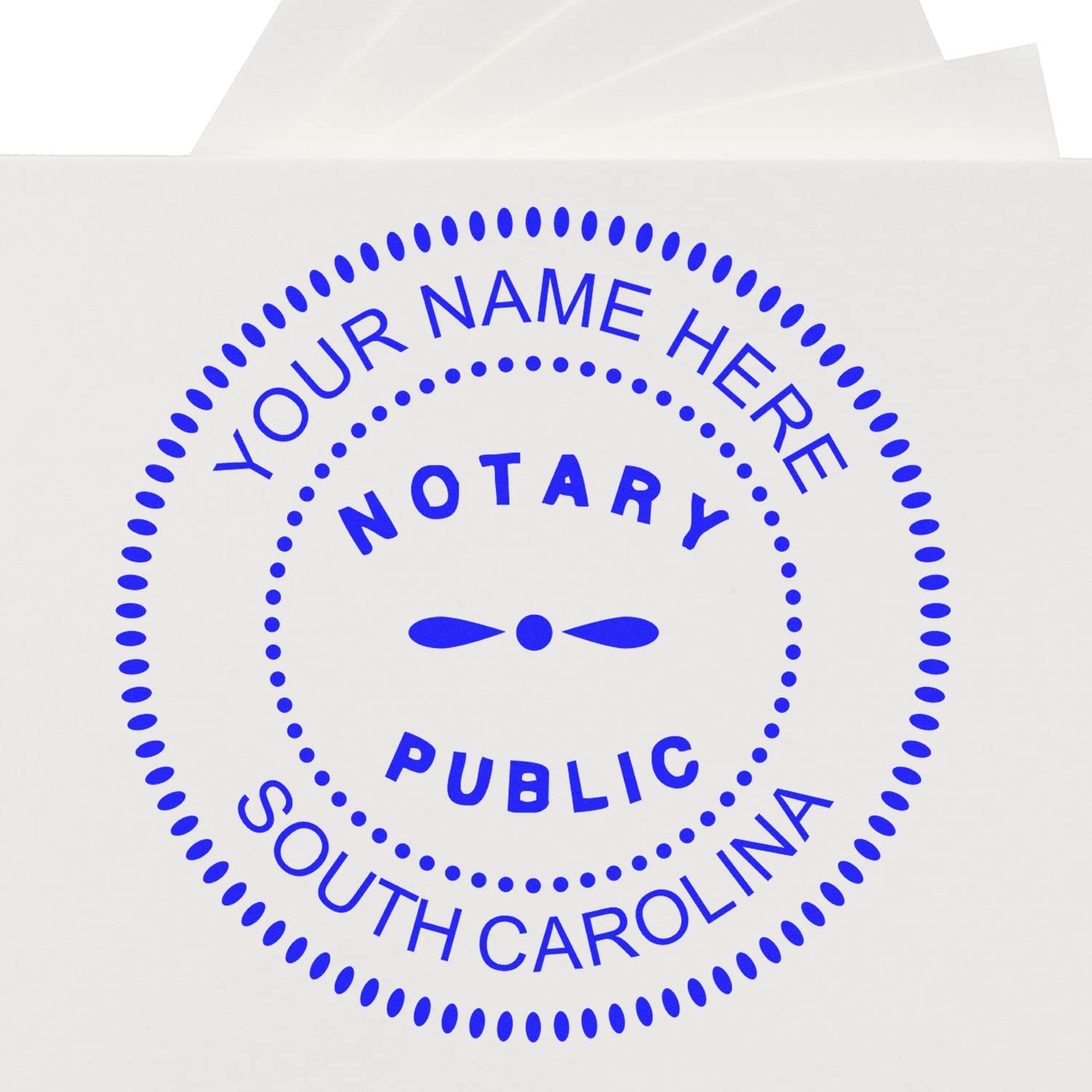 Premium Self-Inking Notary Stamp for South Carolina Notary Public - Durable, Quick-Stamping, 1-5/8 Round Stamp - Ideal for Official South Carolina Notary Public Use - Notary Stamp South Carolina - Image 4