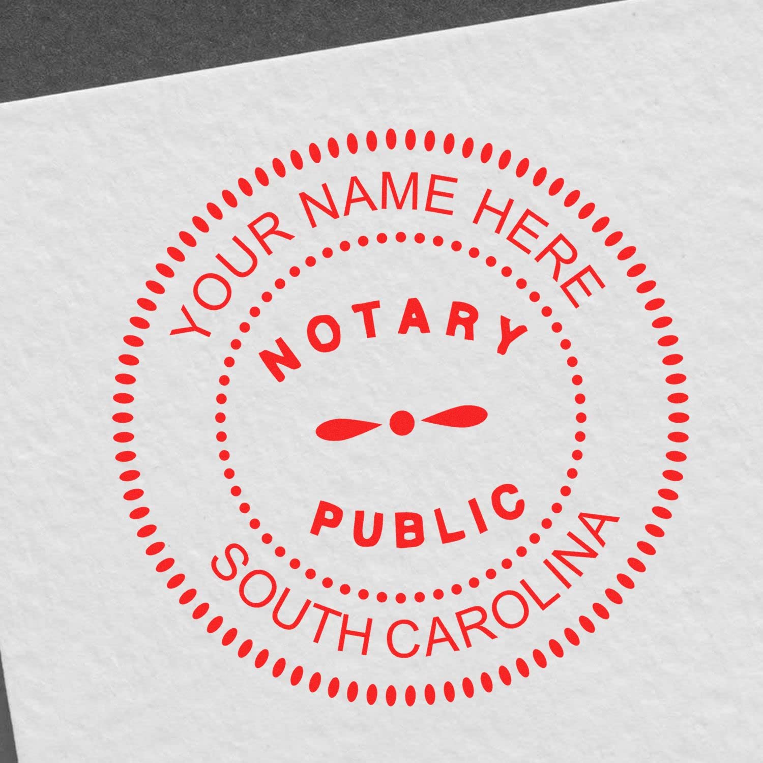 Premium Self-Inking Notary Stamp for South Carolina Notary Public - Durable, Quick-Stamping, 1-5/8 Round Stamp - Ideal for Official South Carolina Notary Public Use - Notary Stamp South Carolina - Image 6