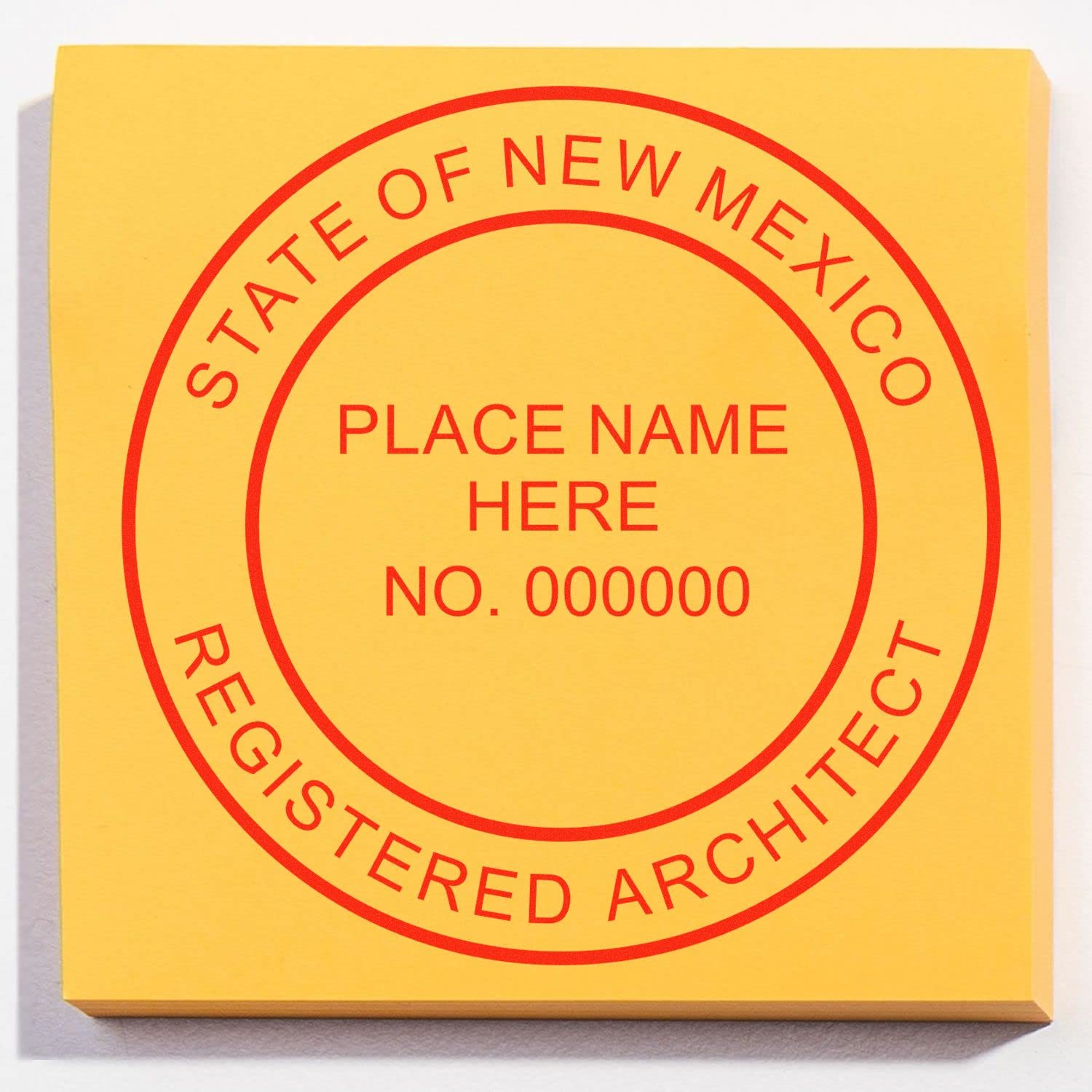 Premium Wood Handle New Mexico Architect Seal Stamp, NM Architect Stamp, Size 1-3/4 - Ideal for Professional Architects in New Mexico - NM Architect Seal Stamp for Daily Use - NM Professional Seal
