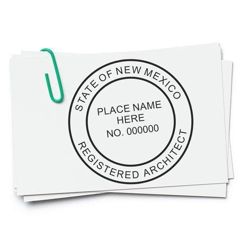 Premium Wood Handle New Mexico Architect Seal Stamp, NM Architect Stamp, Size 1-3/4 - Ideal for Professional Architects in New Mexico - NM Architect Seal Stamp for Daily Use - NM Professional Seal - Image 7
