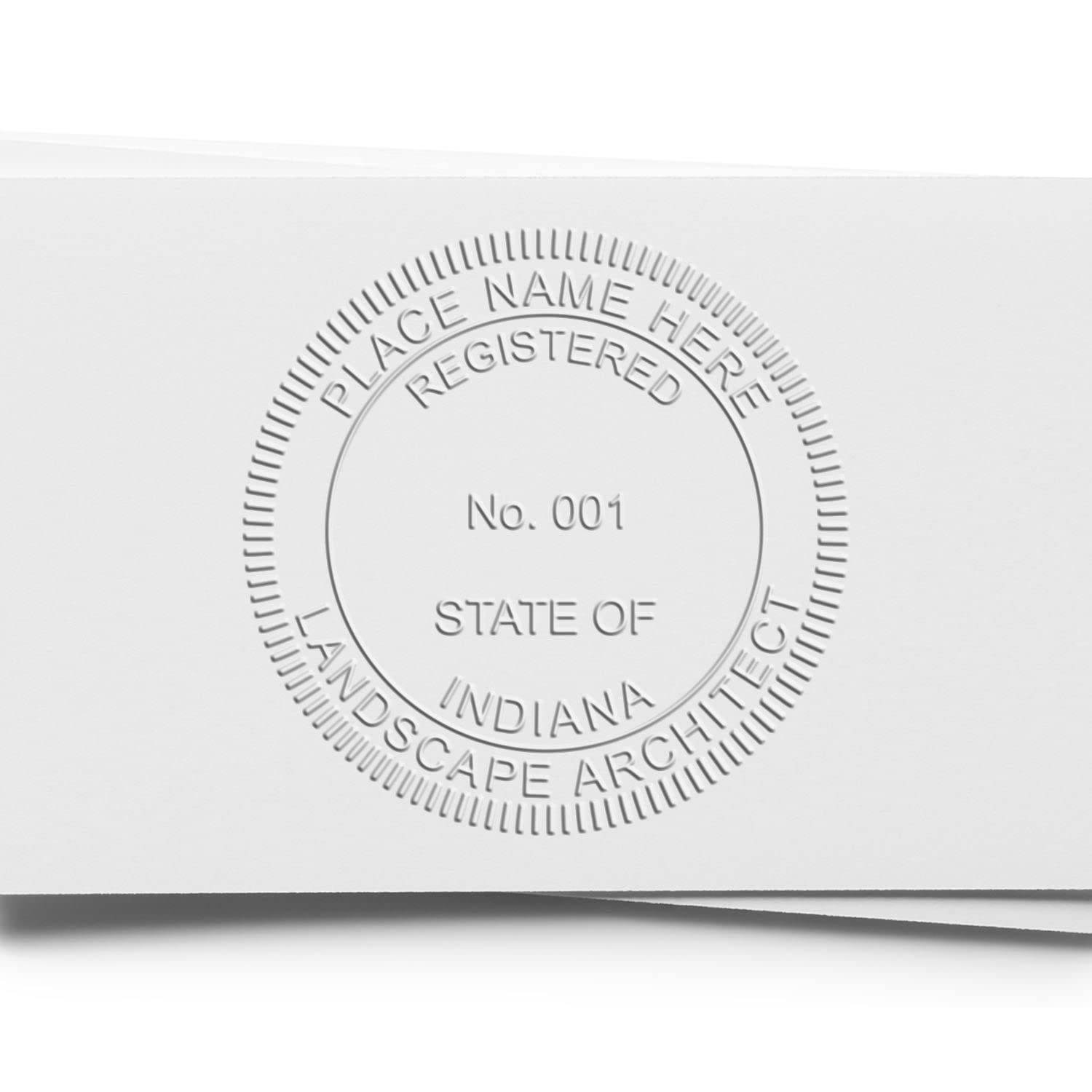 Professional Indiana Landscape Architect Seal, Handheld in Landscape Architect Stamp, Size 1-5/8, Ideal for Indiana Landscape Architects, Easy-to-Use Design, Ideal for Professional Use