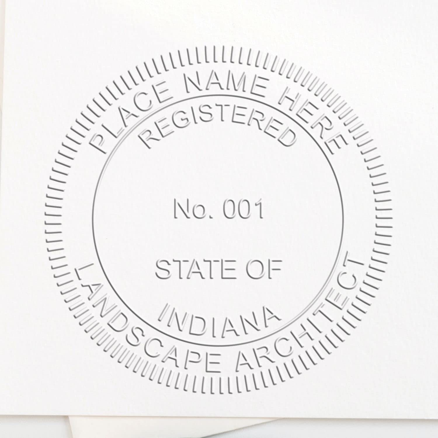 Professional Indiana Landscape Architect Seal, Handheld in Landscape Architect Stamp, Size 1-5/8, Ideal for Indiana Landscape Architects, Easy-to-Use Design, Ideal for Professional Use - Image 6