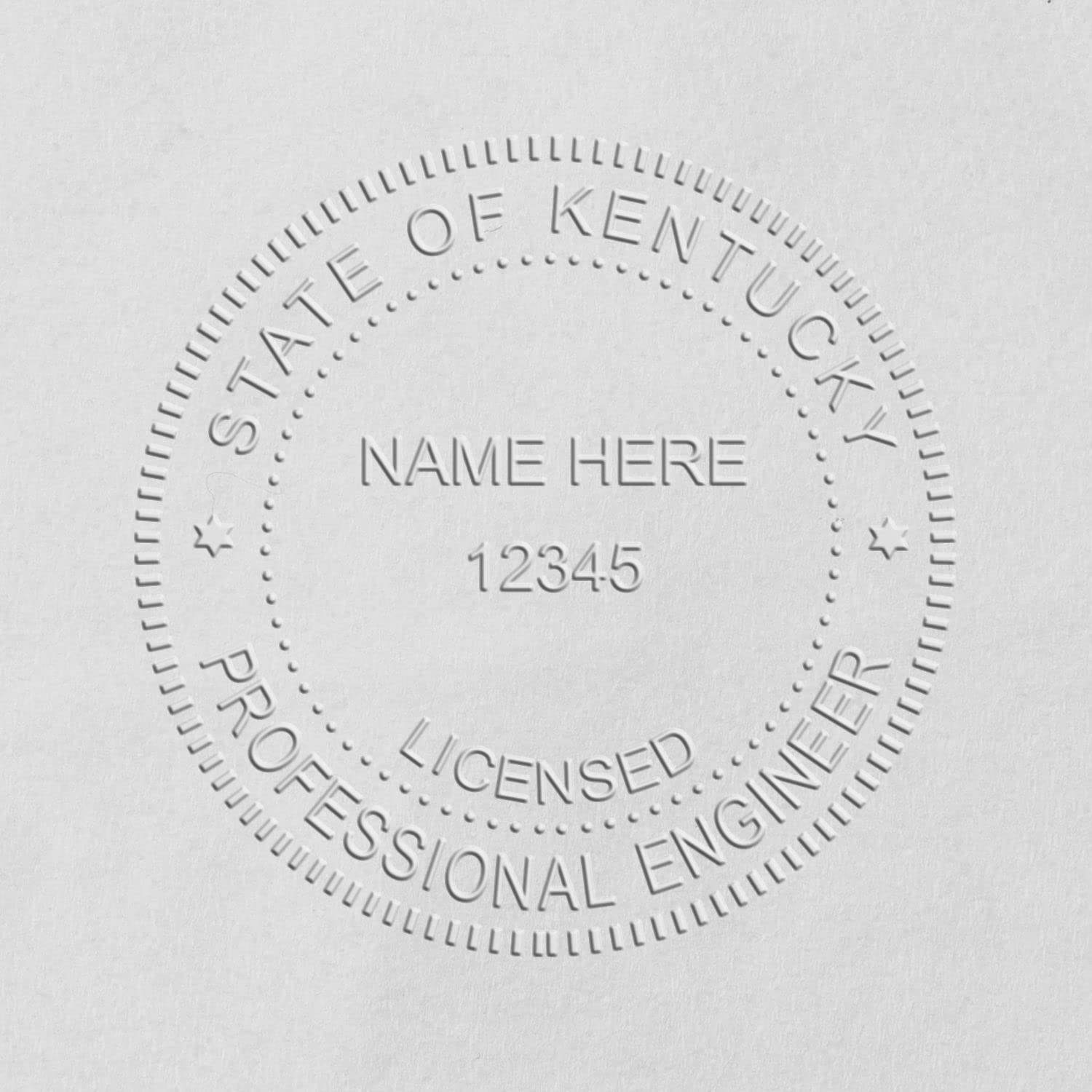 Professional Kentucky Engineer Seal, Handheld Kentucky PE Seal, Ideal for Licensed Engineers in Kentucky, Size 1-5/8, Kentucky Engineer Stamp, for Official Documentation and Engineering Projects - Image 6