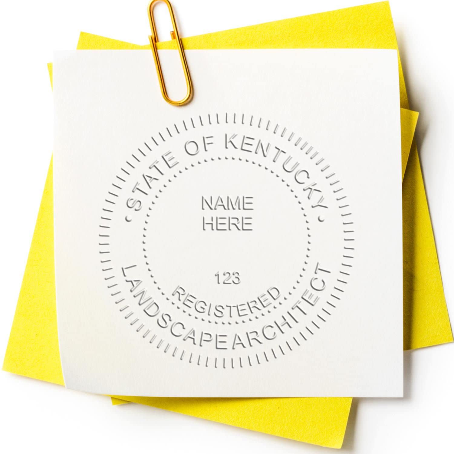 Professional Kentucky Landscape Architect Seal, Handheld KY Landscape Architect Seal, 2" Size, Ideal for Kentucky Landscape Architects, Easy-to-Use - Tool for Landscape Architecture in Kentucky