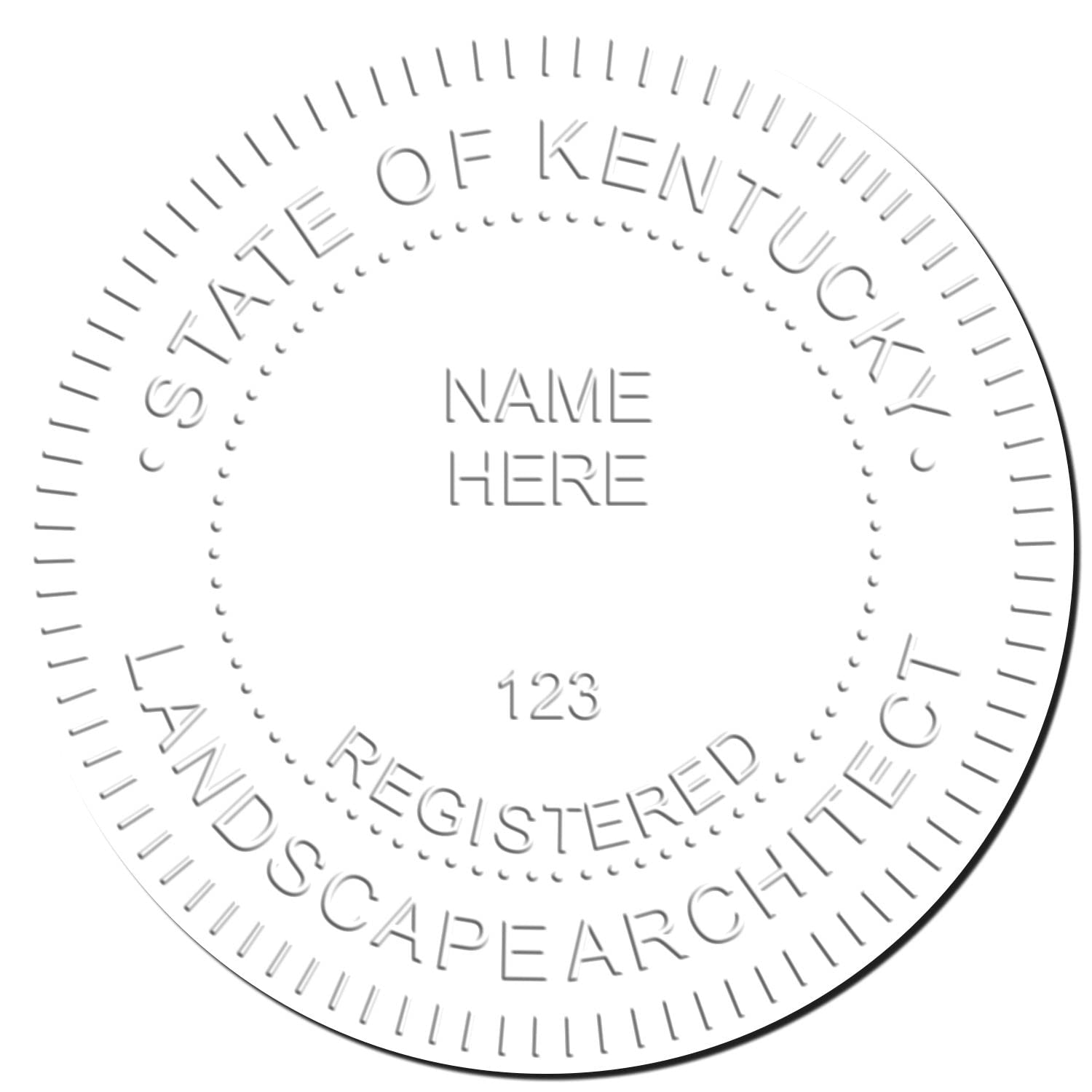 Professional Kentucky Landscape Architect Seal, Handheld KY Landscape Architect Seal, 2" Size, Ideal for Kentucky Landscape Architects, Easy-to-Use - Tool for Landscape Architecture in Kentucky - Image 4