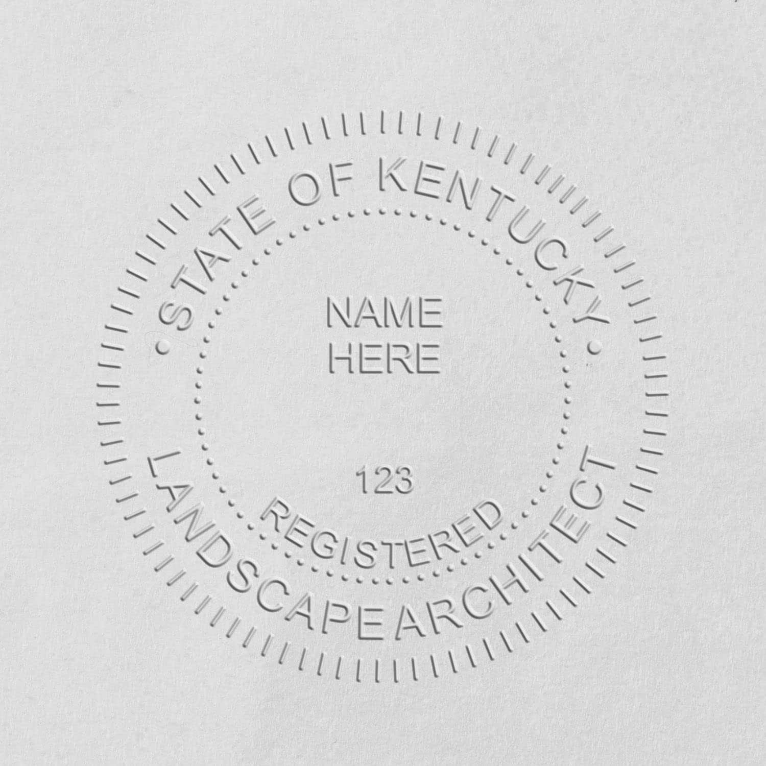 Professional Kentucky Landscape Architect Seal, Handheld KY Landscape Architect Seal, 2" Size, Ideal for Kentucky Landscape Architects, Easy-to-Use - Tool for Landscape Architecture in Kentucky - Image 6