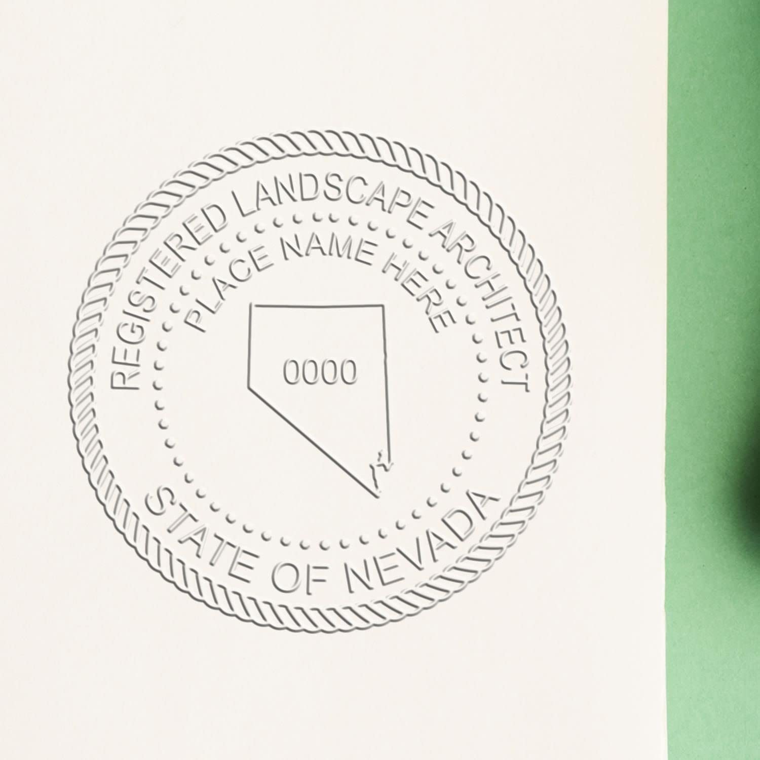 Professional Nevada Landscape Architect Seal, Handheld NV Landscape Architect Stamp, Size 1-3/4 - Essential Tool for Nevada Landscape Architects, and Easy to Use, Professional Seal Stamp