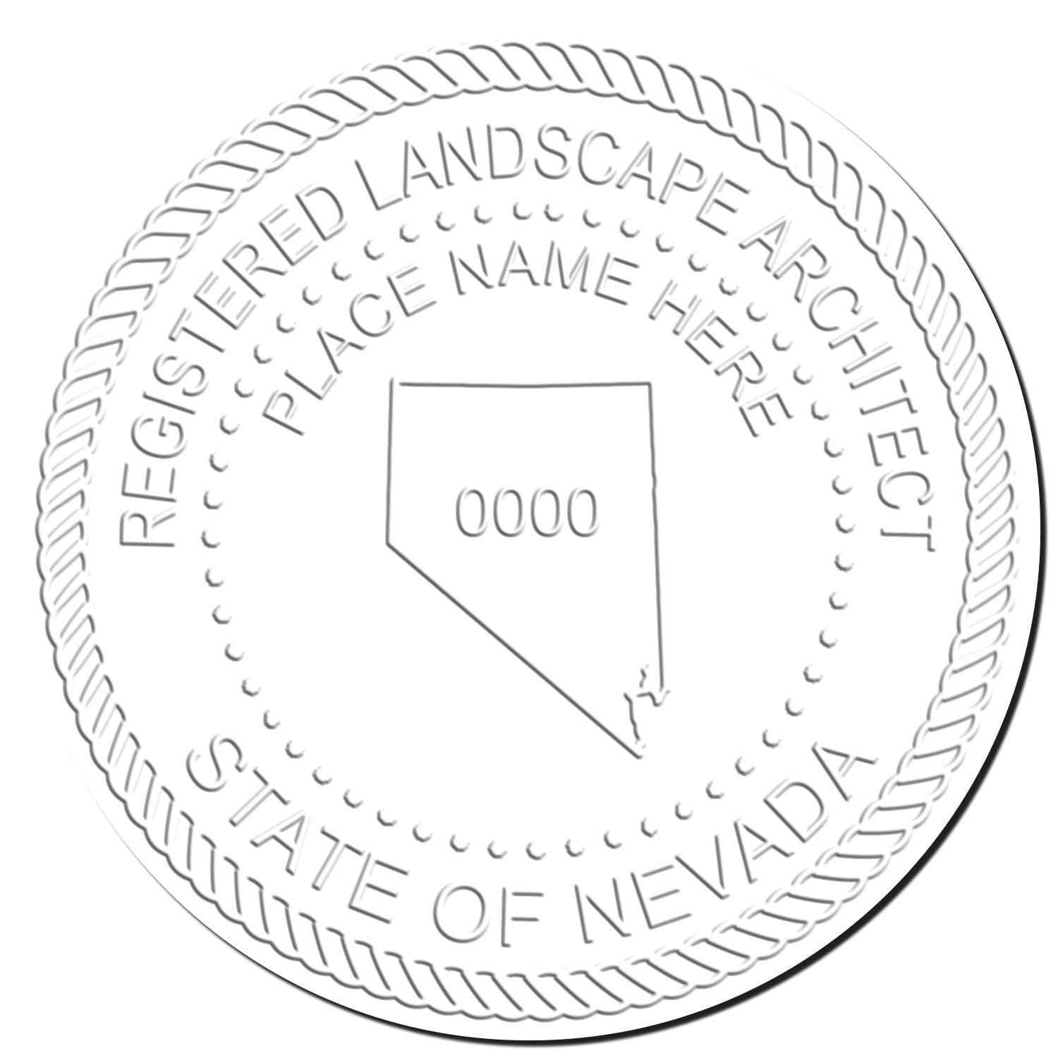 Professional Nevada Landscape Architect Seal, Handheld NV Landscape Architect Stamp, Size 1-3/4 - Essential Tool for Nevada Landscape Architects, and Easy to Use, Professional Seal Stamp - Image 4