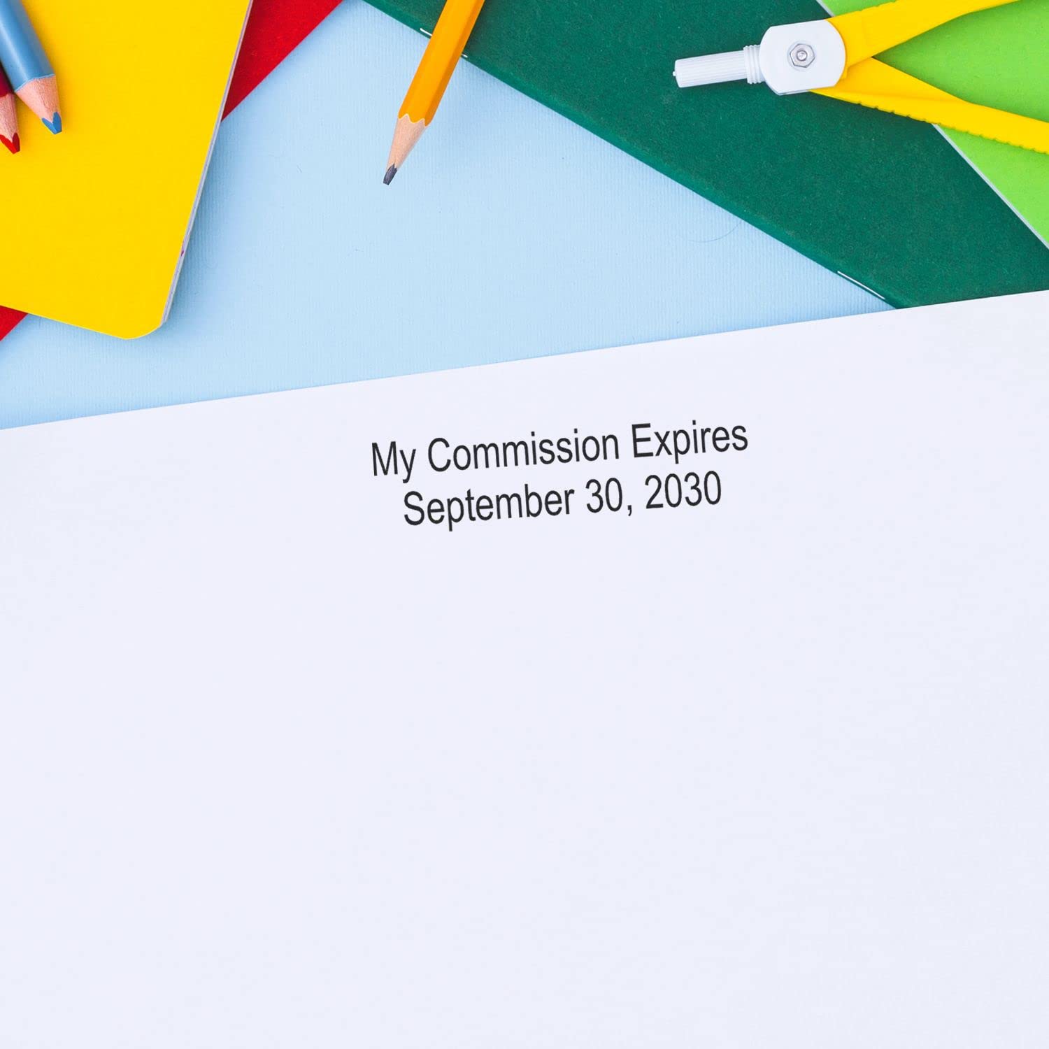 PSI Pre-Inked Commission Expiration Stamp, Notary Expires Date Stamp, Notary Stamp and Supplies, Pre-Inked Stamp, Provides Crisp Imprint Impressions - Image 5