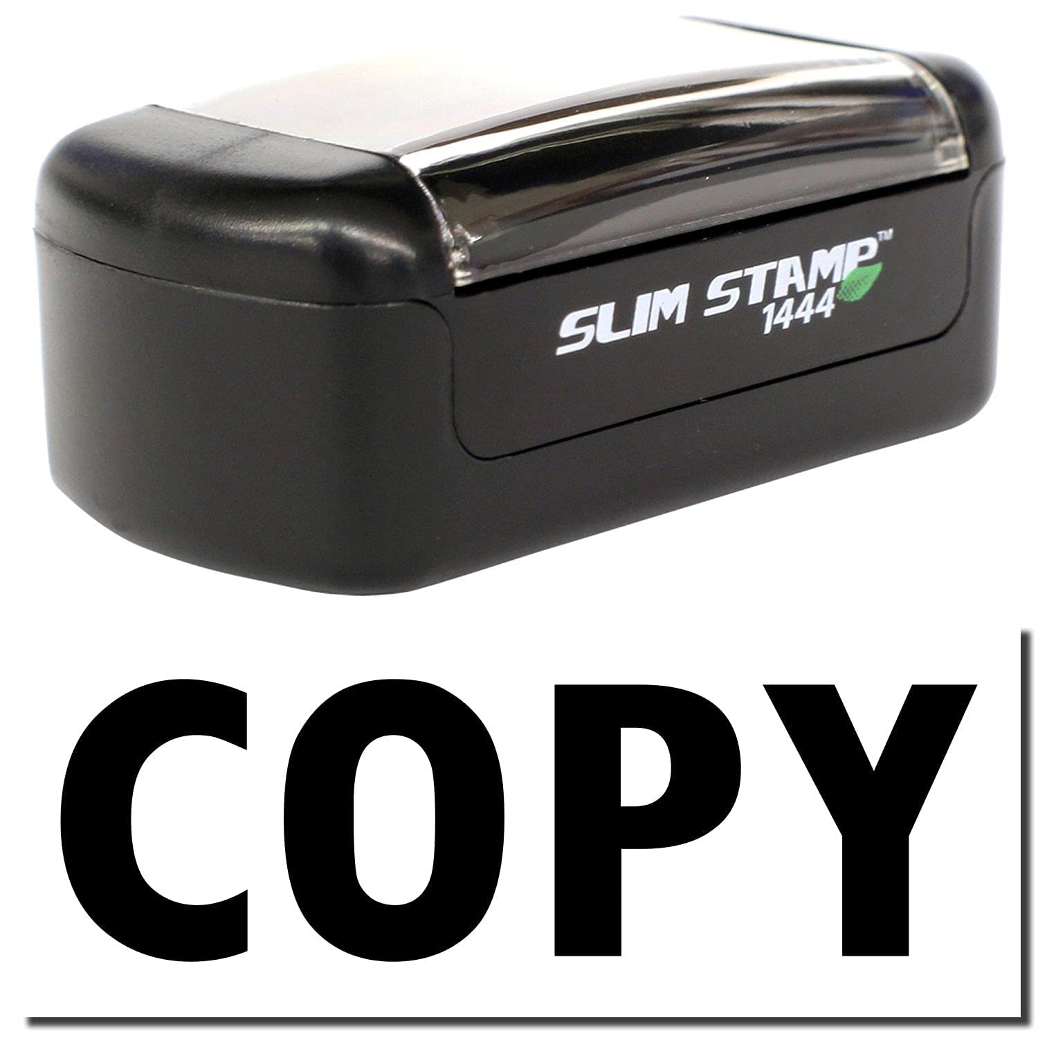 Quality Slim Pre-Inked Office Stamp - Ideal for Human Resources Manager - Durable Copy Stamp with Black Ink, 1/2 x 1-1/2 Size - Efficient Document Marking Tool, Long-Lasting Black Ink Copy Stamp - Image 3