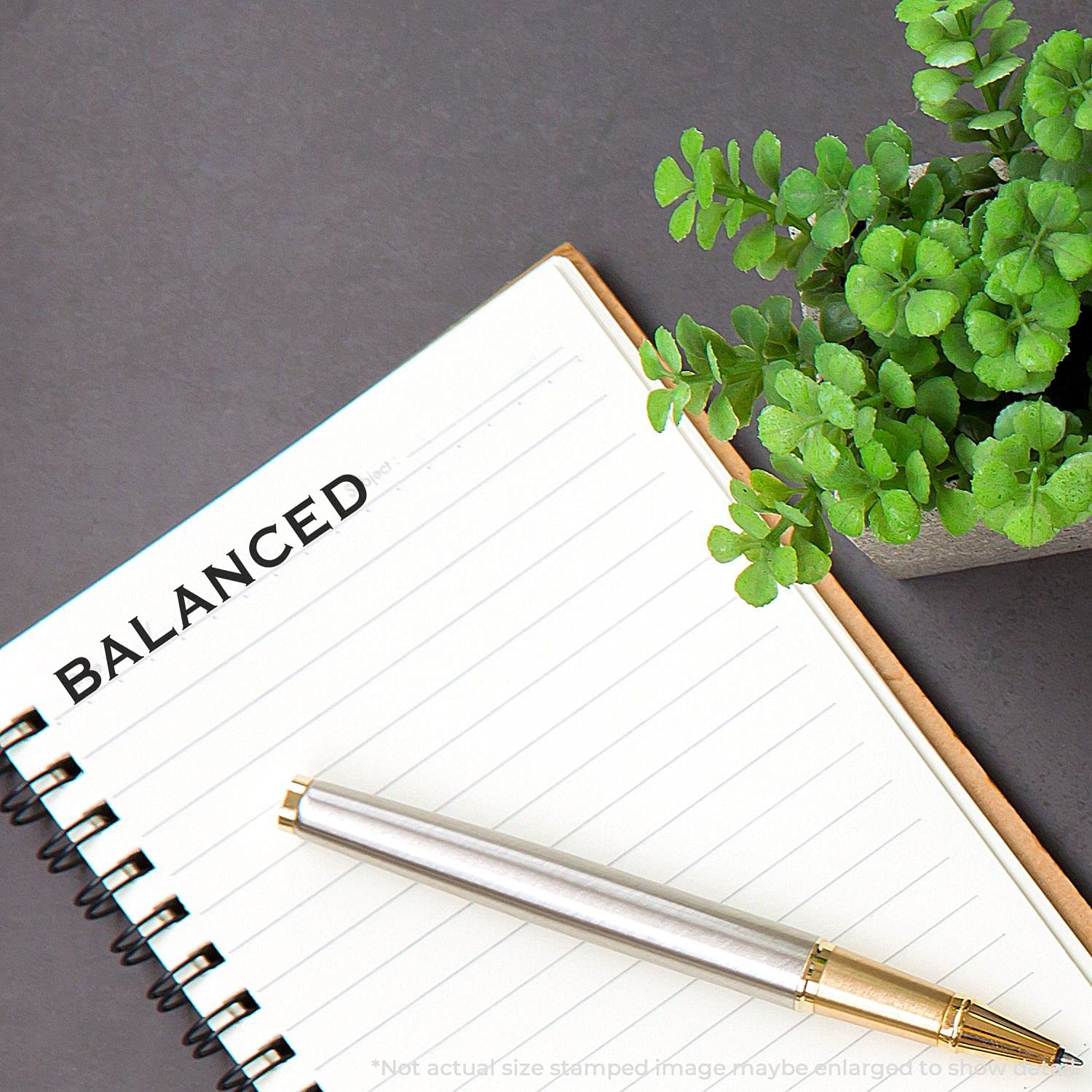 Self Inking Balanced Stamp, Banking Supplies, Up to 5K Impressions, Available in 11 Ink Colors, Reinkable, Easy Press and Print Stamping, Size Approx 1/2" x 1-1/2" - Image 4