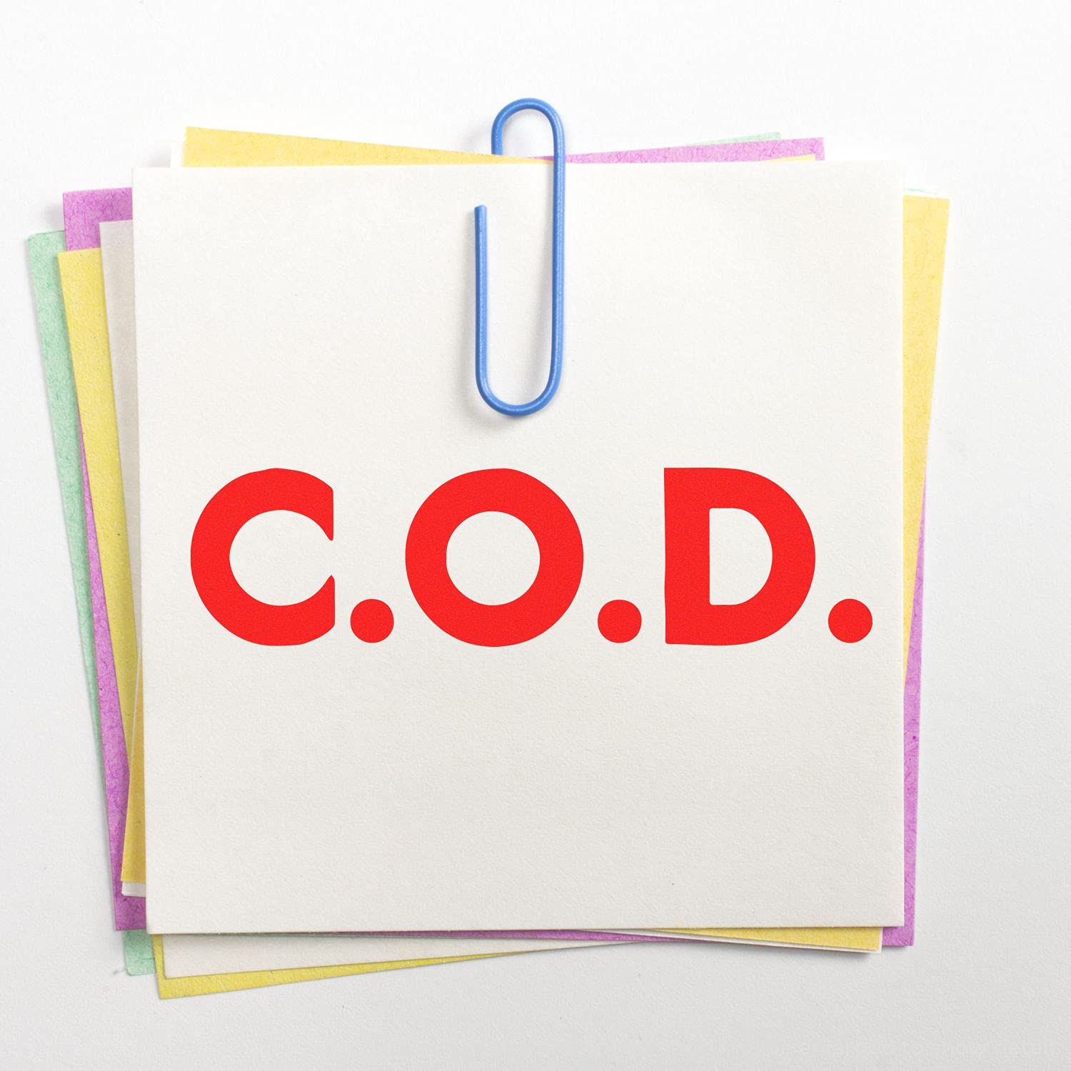 Self-Inking Bold COD Stamp Stamp, Executive Office Supplies, Up to 5K Impressions, Available in 11 Ink Colors, Reinkable, Easy Press and Print Stamping, Size Approx 1/2" x 1-1/2" - Image 6