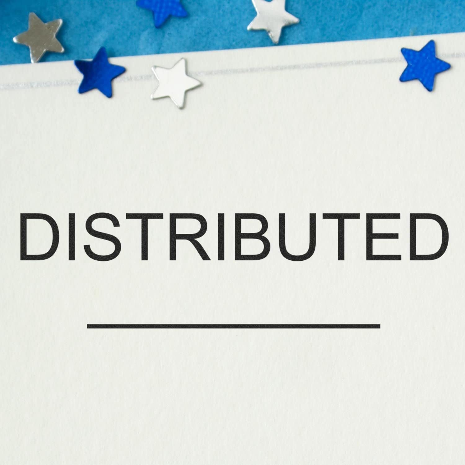 Self Inking Distributed Stamp with A Line, Perfect for Legal Secretary, Up to 5K Impressions, Available in 11 Ink Colors, Reinkable, Easy Press and Print Stamping, Size Approx 1/2" x 1-1/2"