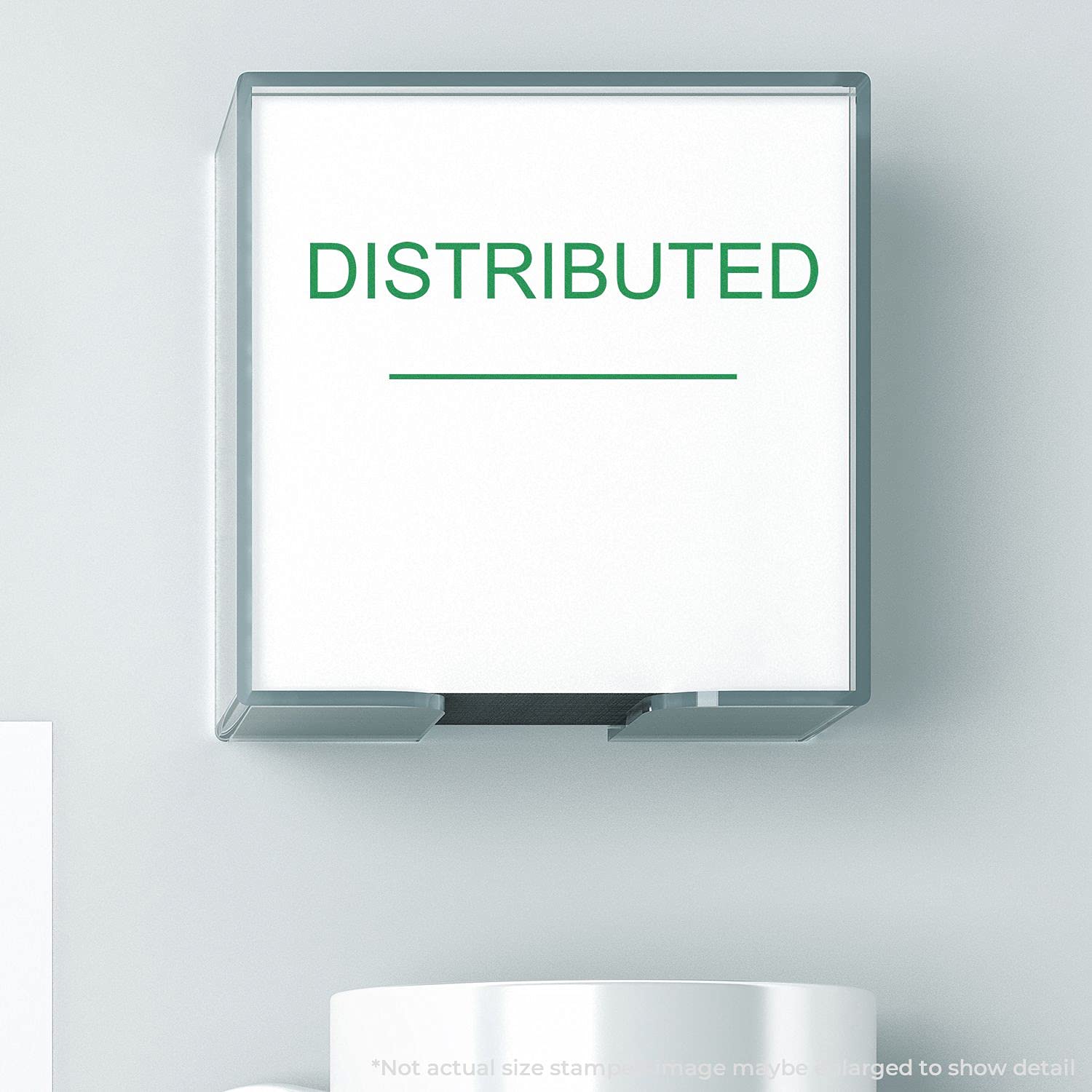 Self Inking Distributed Stamp with A Line, Perfect for Legal Secretary, Up to 5K Impressions, Available in 11 Ink Colors, Reinkable, Easy Press and Print Stamping, Size Approx 1/2" x 1-1/2" - Image 6