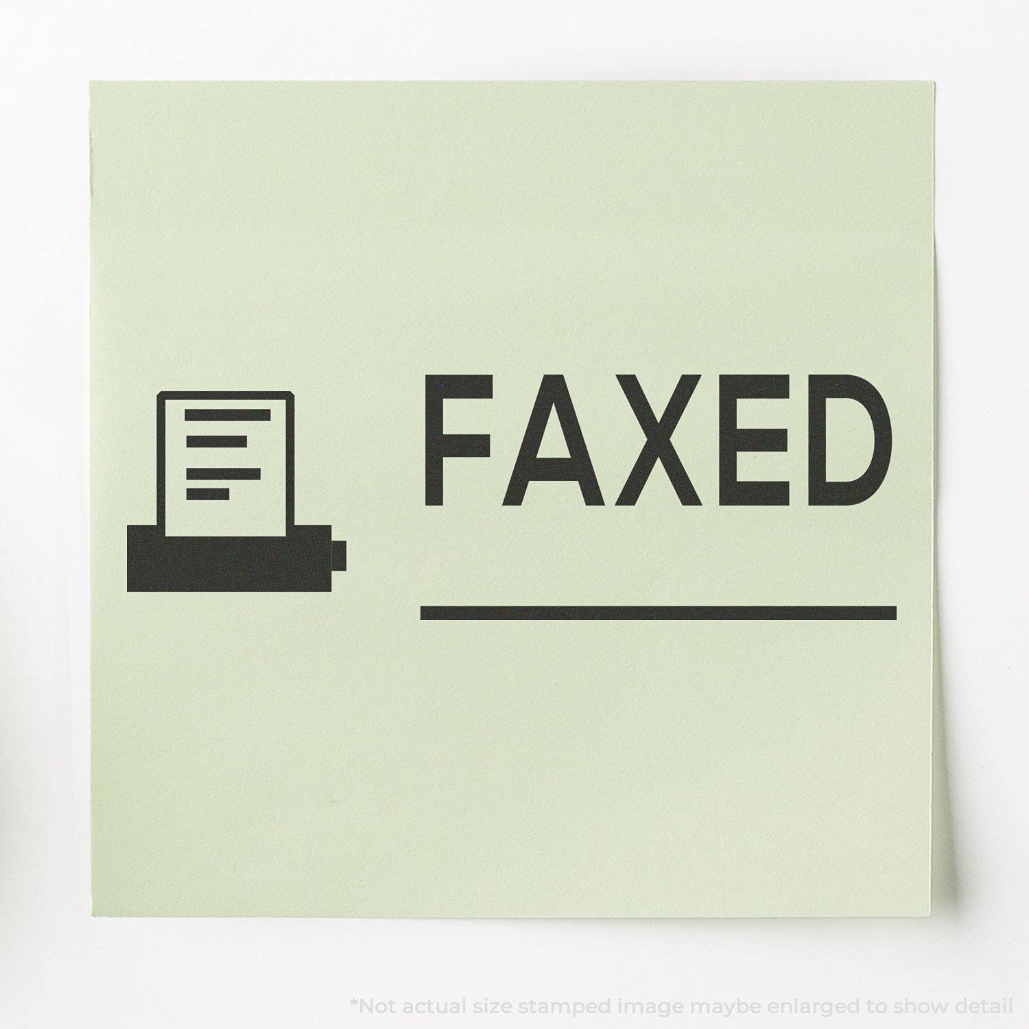 Self-Inking Faxed with Machine Stamp, Home Office Supplies, Up to 5K Impressions, Available in 11 Ink Colors, Reinkable, Easy Press and Print Stamping, Size Approx 1/2" x 1-1/2" - Image 6