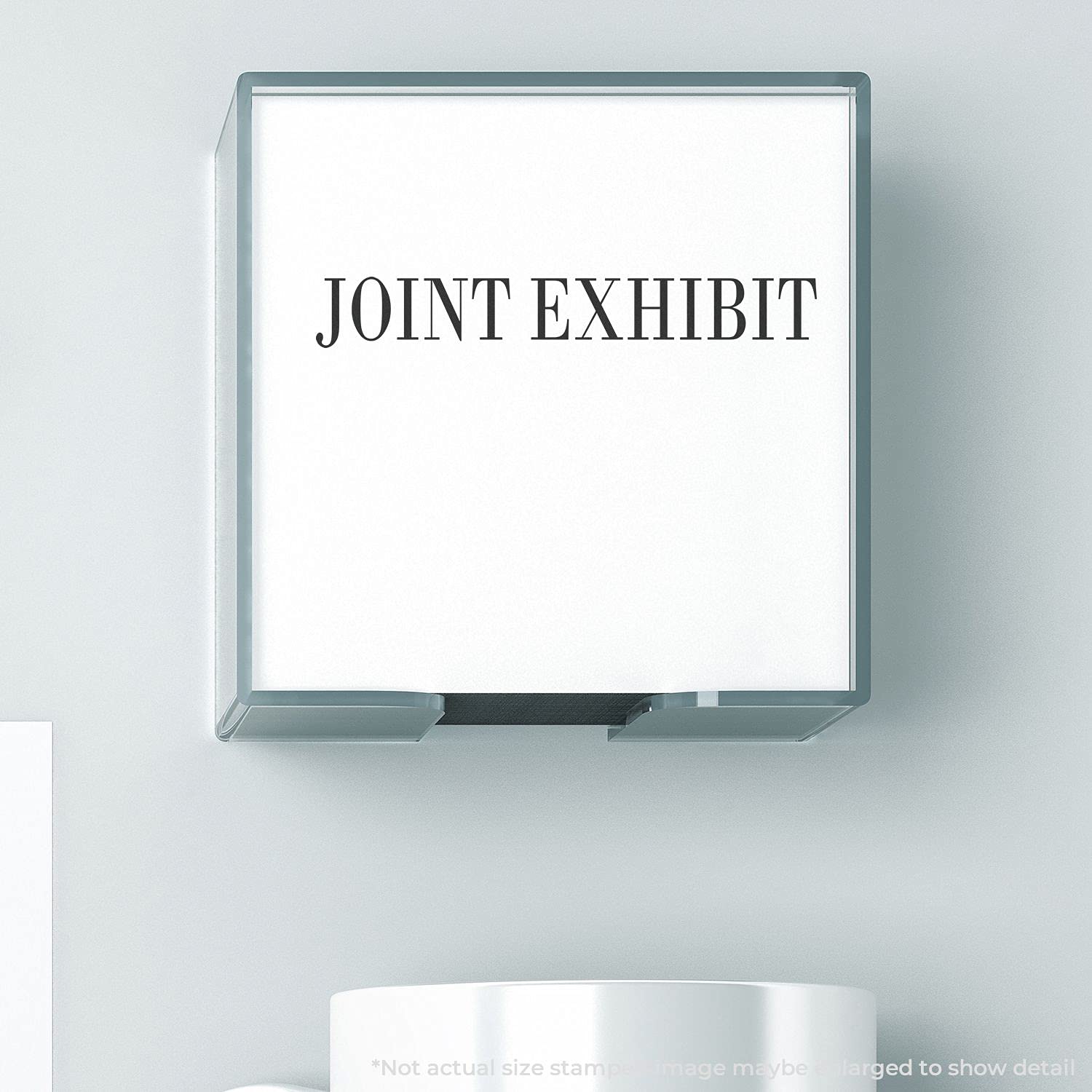 Self Inking Joint Exhibit Stamp, Perfect for Legal Aid Worker, Up to 5K Impressions, Available in 11 Ink Colors, Reinkable, Easy Press and Print Stamping, Size Approx 1/2" x 1-1/2" - Image 6