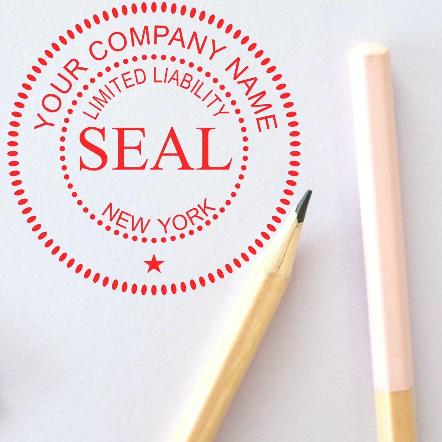 Self-Inking New York Limited Liability Company Seal Stamp, 1-5/8 Diameter, Up to 10K Imprints, Reinkable, Company Stamp for NY, Customized LLC Company Seal Stamp, Stamp Self-Ink, NY Stamp - Image 7