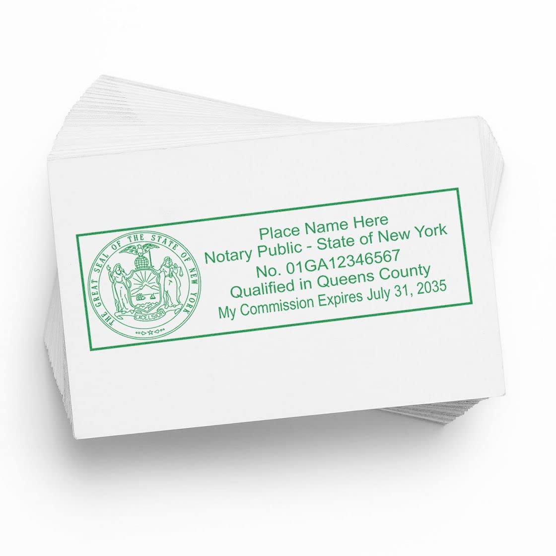 Pre-Inked New York Notary Public Stamp, Up to 15K Imprints, Notary Stamp NY, Press and Print Stamping, Rectangular 7/8" x 2-1/4", Notarial Stamp New York - Image 9