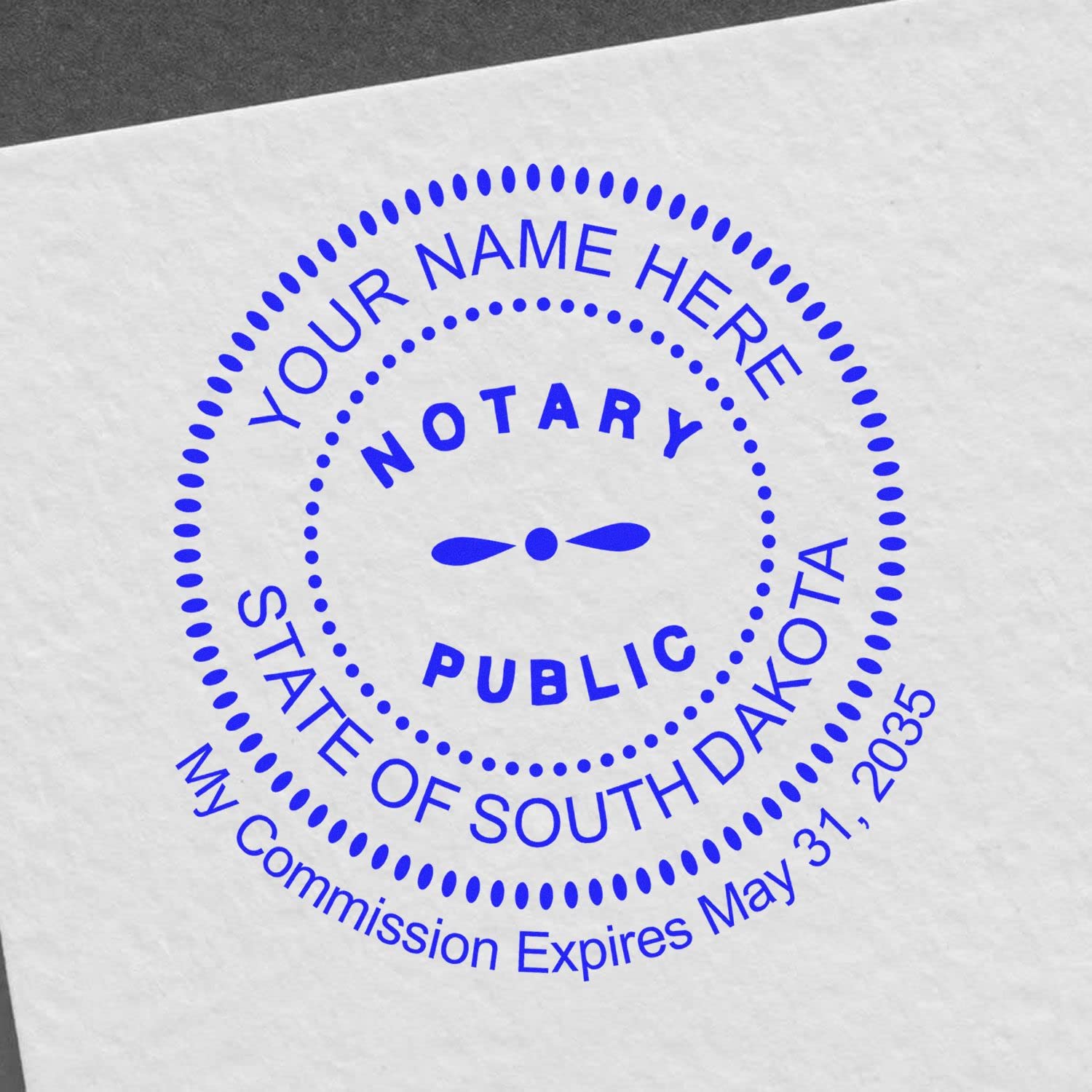 Self-Inking Notary Stamp for South Dakota Notary Public - Durable, Quality, 1-5/8 Round Notary Stamp South Dakota - Ideal for Official Documents, Certifications, and Legal Papers - Image 4