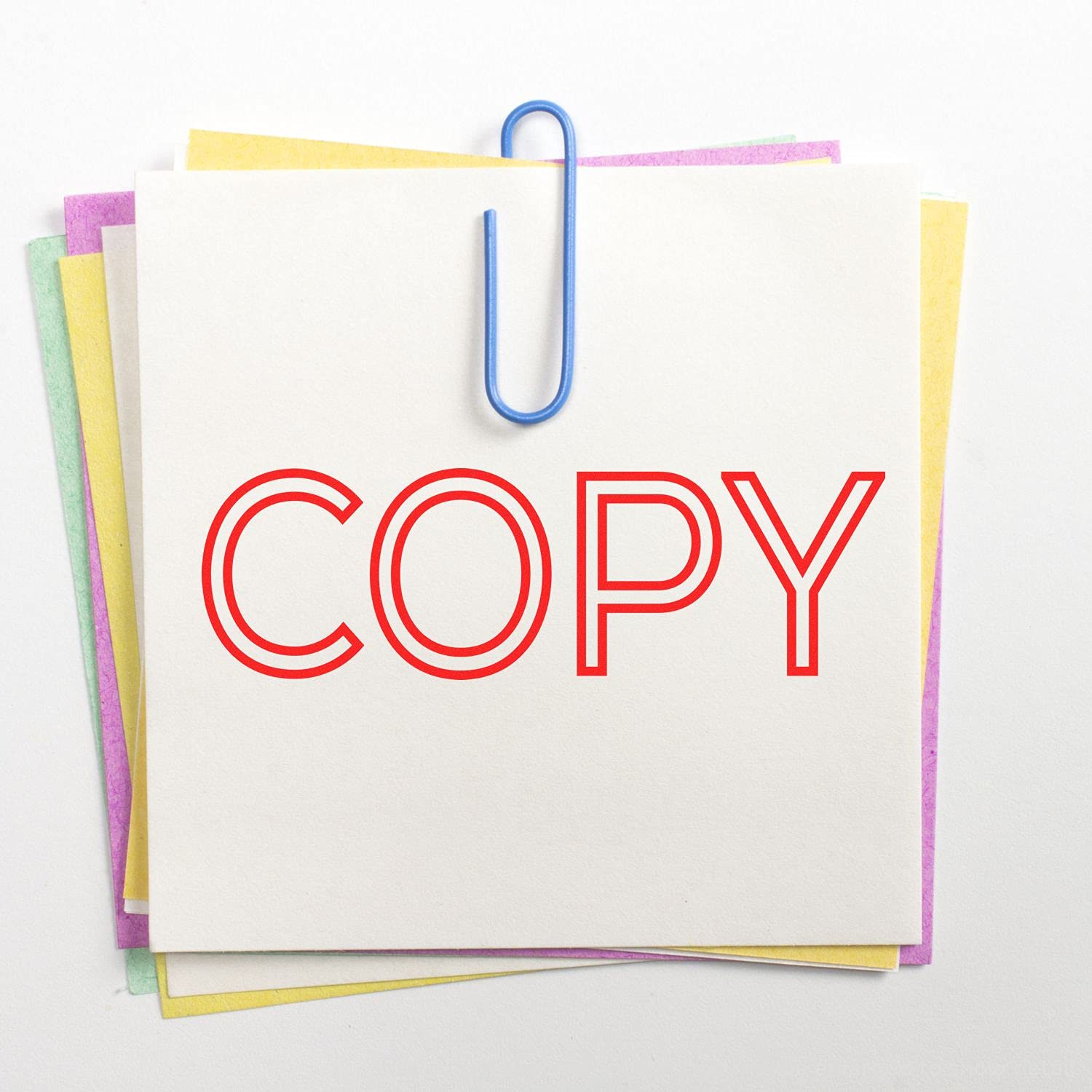 Self-Inking Outline Copy Stamp, Business Stamp, Up to 5K Impressions, Available in 11 Ink Colors, Reinkable, Easy Press and Print Stamping, Size Approx 1/2" x 1-1/2" - Image 6