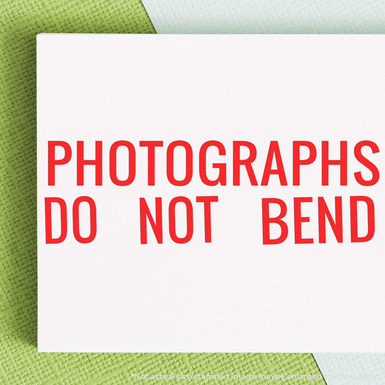 Self-Inking Photographs Do Not Bend Stamp, Business Stamps, Up to 5K Impressions, Available in 11 Ink Colors, Reinkable, Easy Press and Print Stamping, Size Approx 1/2" x 1-1/2" - Image 3