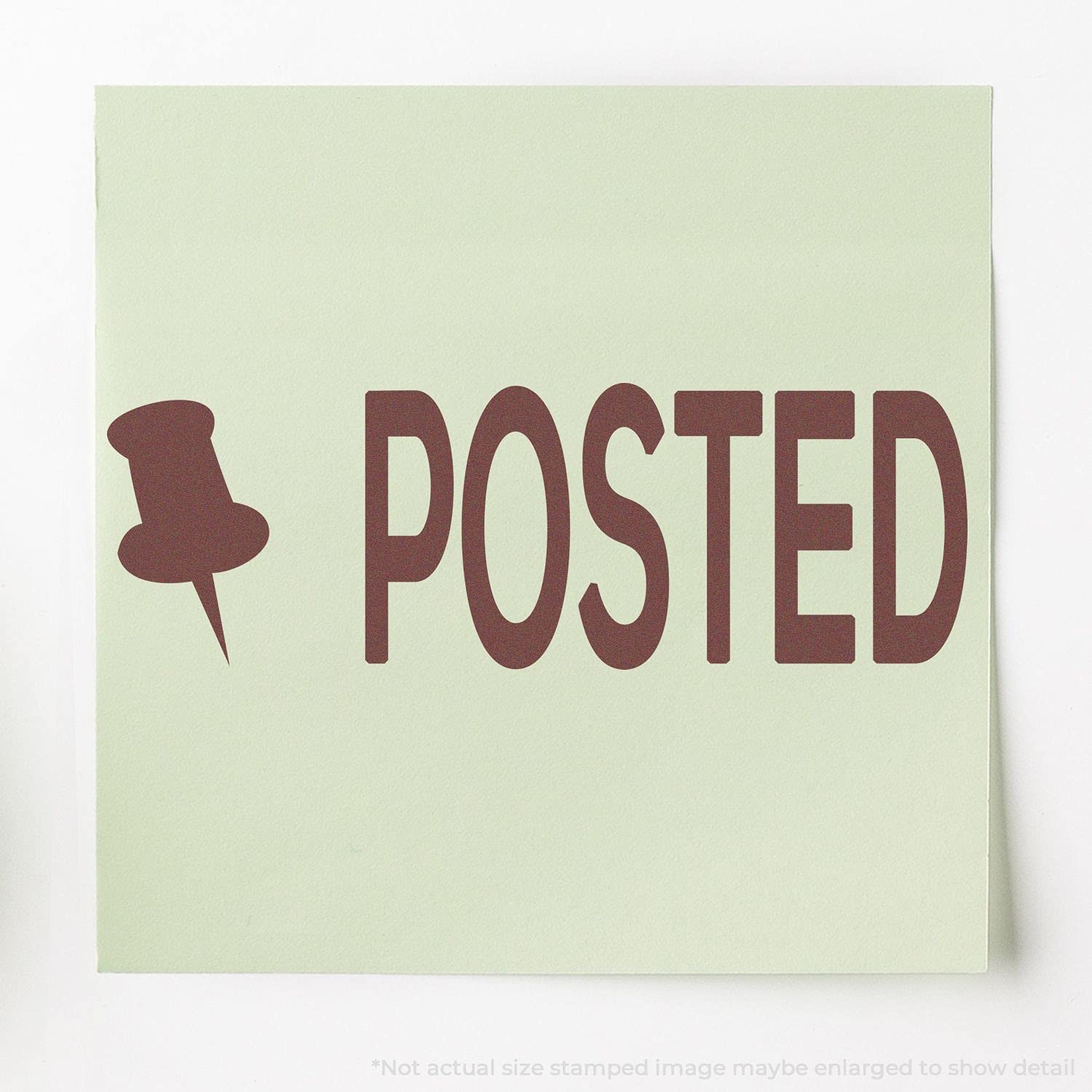 Self-Inking Posted with Thumbtack Stamp, Perfect for Letters, Up to 5K Impressions, Available in 11 Ink Colors, Reinkable, Easy Press and Print Stamping, Size Approx 1/2" x 1-1/2" - Image 6