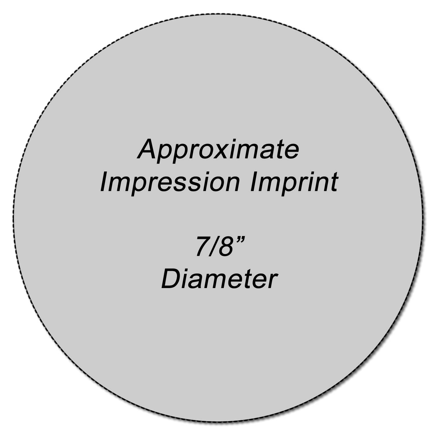Self-Inking Round Please Return to Classroom Library Stamp, Office Desk Supplies, Up to 5K Impressions, Available in 11 Ink Colors, Reinkable, Easy Press and Print Stamping, Size Approx 7/8" Dia - Image 8