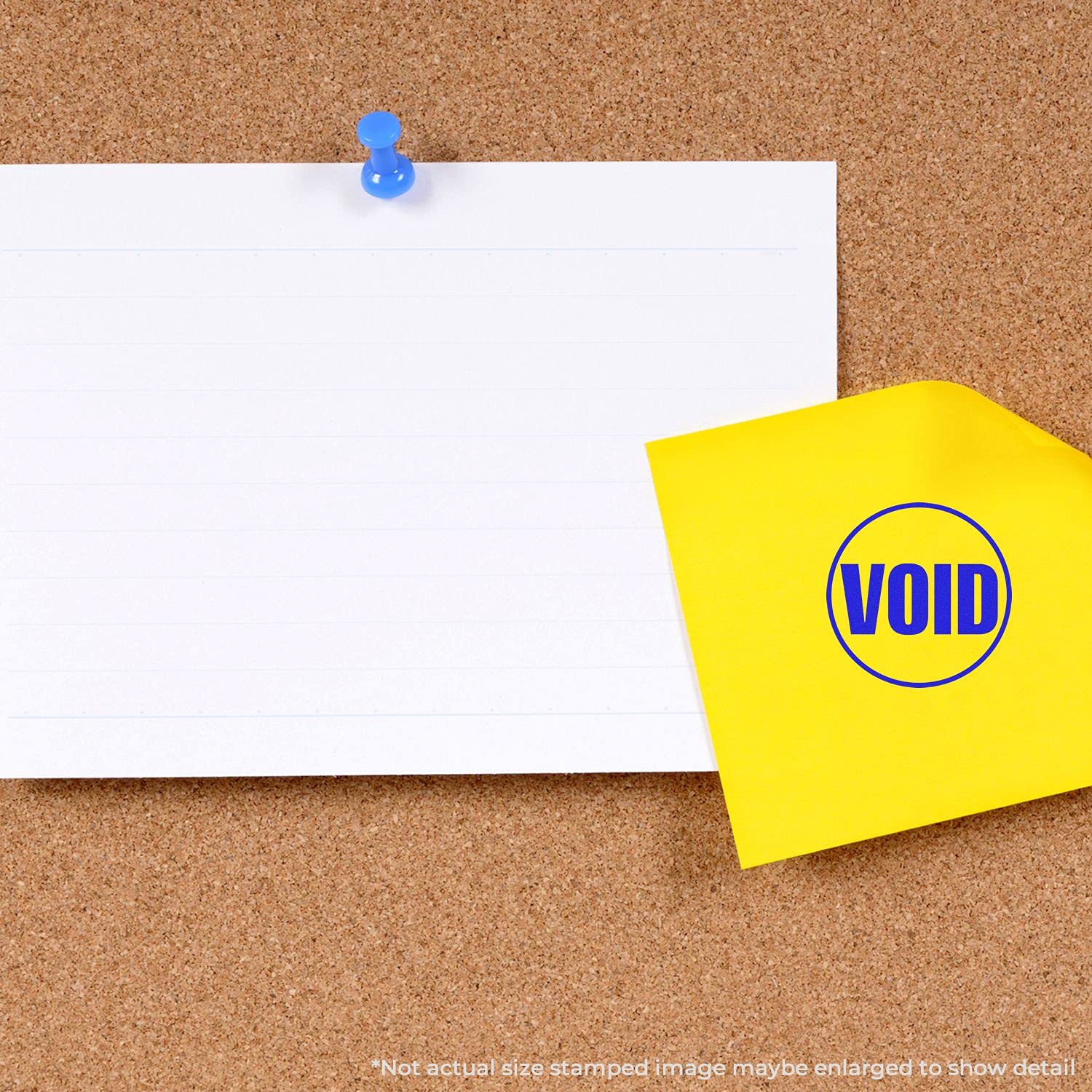 Self-Inking Round Void Stamp, Business Stamps, Up to 5K Impressions, Available in 11 Ink Colors, Reinkable, Easy Press and Print Stamping, Size Approx 7/8" Dia - Image 4