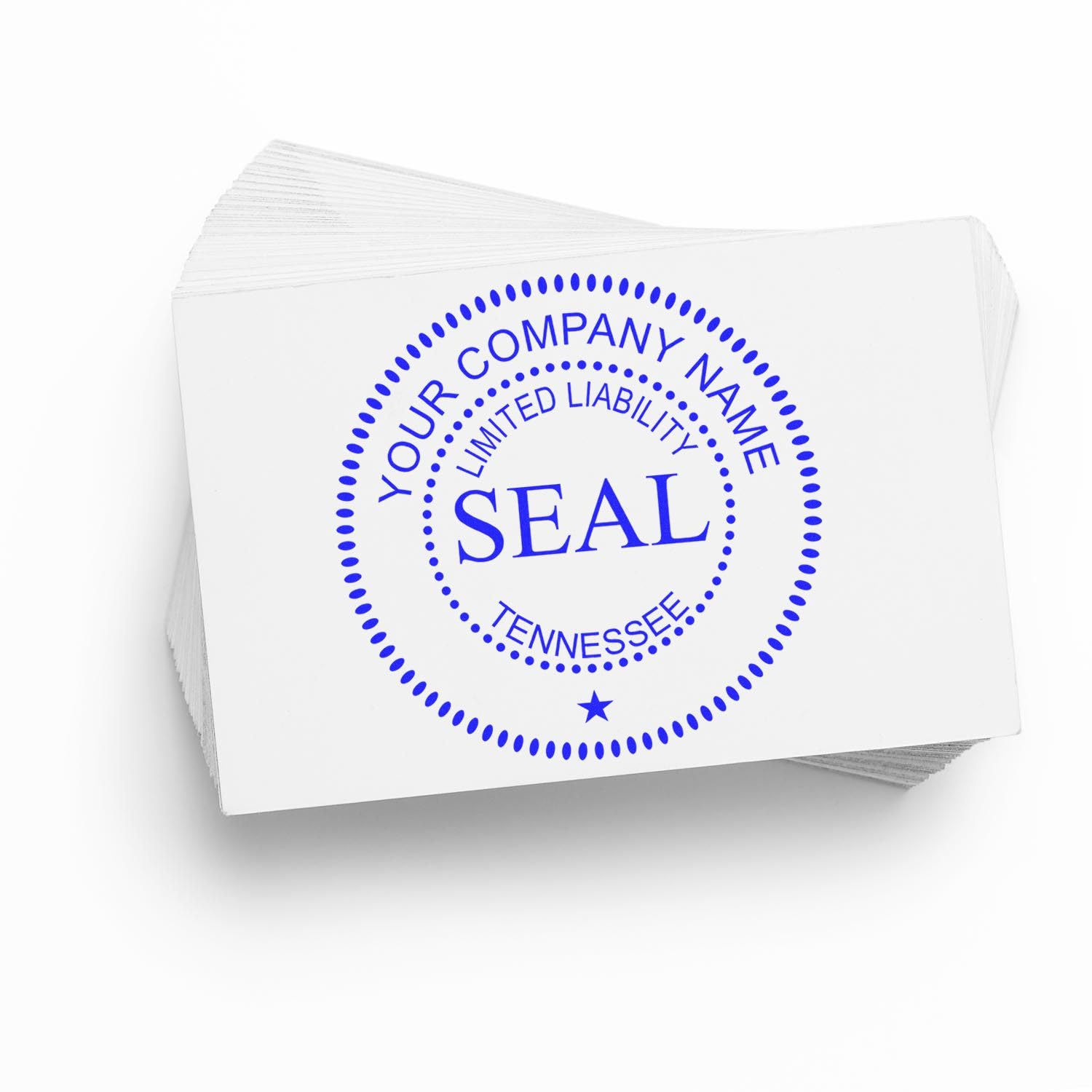 Self-Inking Tennessee Limited Liability Company Seal Stamp, 1-5/8 Diameter, Up to 10K Imprints, Reinkable, Company Stamp for TN, Customized LLC Corporation Seal Stamp, Stamp Self-Ink, TN Stamp - Image 6
