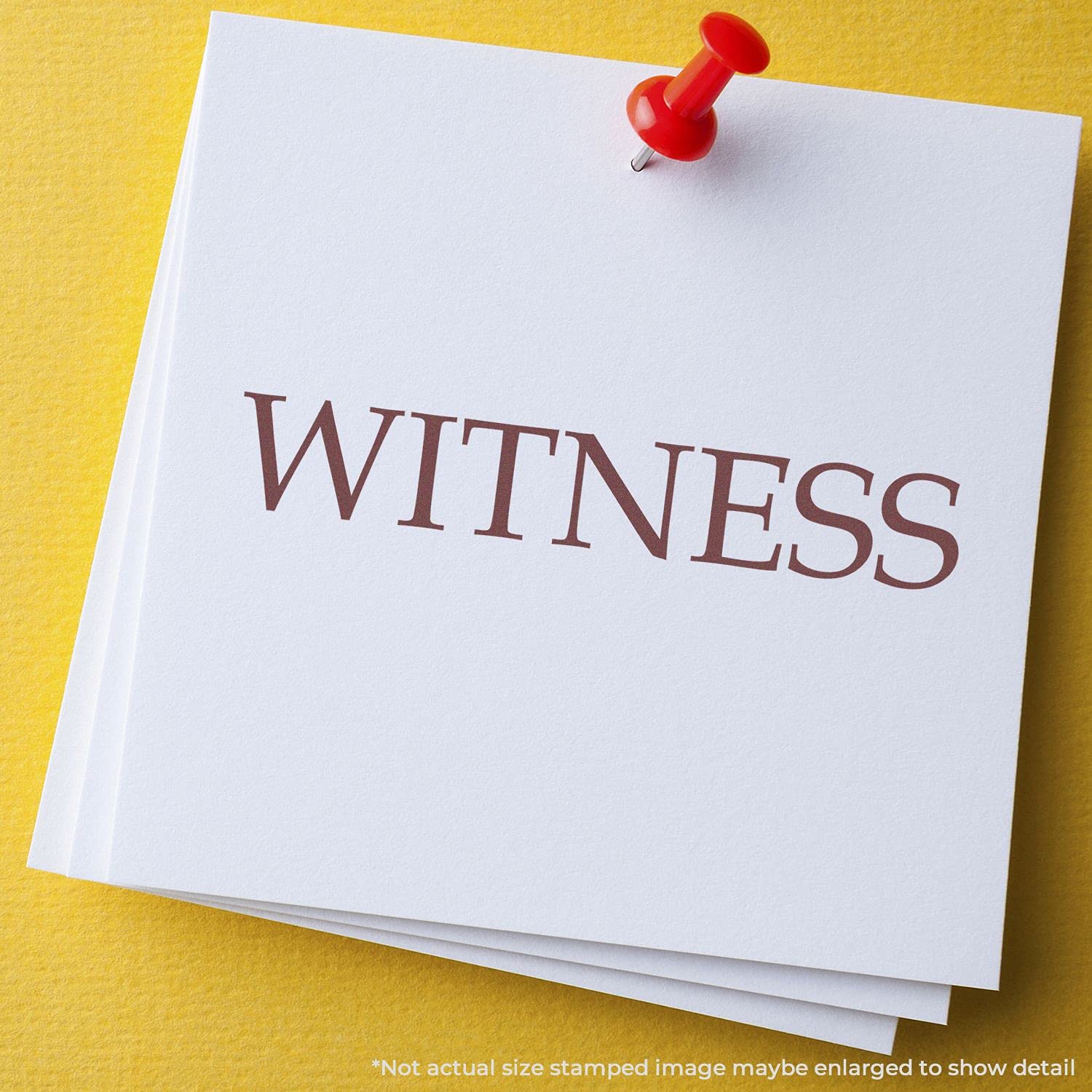 Self Inking Witness Stamp, Legal Stamps for Lawyers, Up to 5K Impressions, Available in 11 Ink Colors, Reinkable, Easy Press and Print Stamping, Size Approx 1/2" x 1-1/2" - Image 6