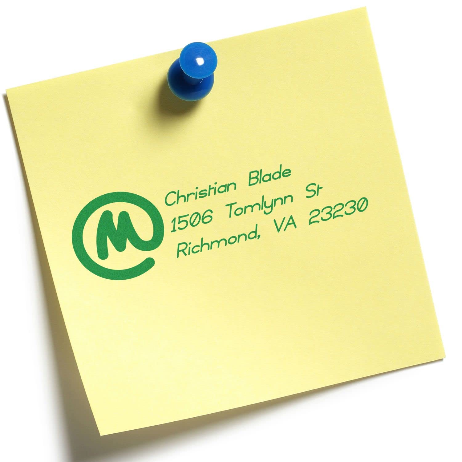 Slim Copyright Initial Address Stamp, Custom Made Christmas Address Stamp, Great Graduation Gift, Portable, Slim Design, 5 Exciting Ink Colors, Impression 7/8" x 2-1/4", Up to 25K Impressions - Image 6