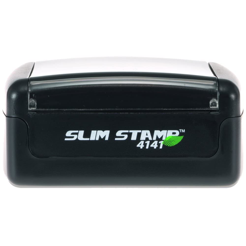 Slim Open Book Library Name Stamp, Pre-Inked Stamp, from The Library of Stamp, Round Design, New Home Gift, Bookplate Stamp, Press and Print Stamping, 1-5/8" Imprint Size - Image 9