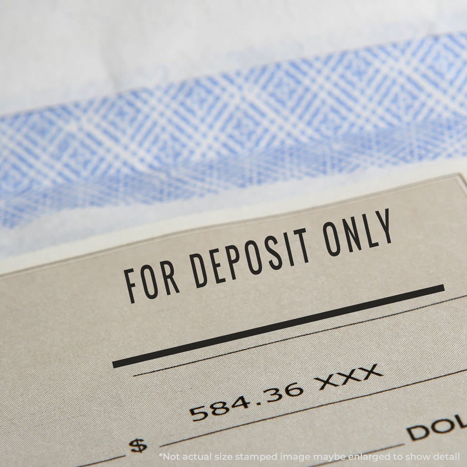 Slim Pre-Inked for Deposit Only with Line Stamp, Business Office Supplies, Slim Design, Portable, Easy to Carry, Size Approx 1/2" x 1-1/2", Avail in 5 Ink Colors, Reinkable - Image 3