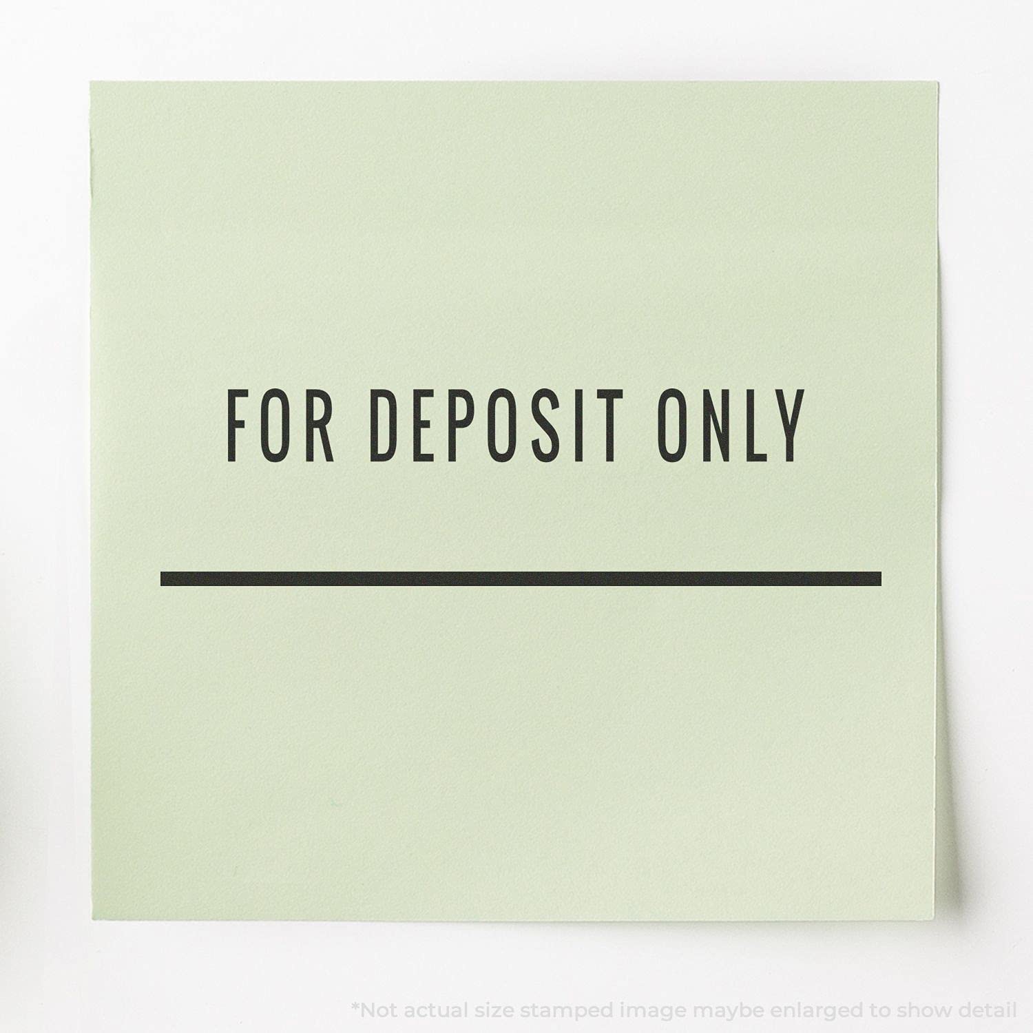 Slim Pre-Inked for Deposit Only with Line Stamp, Business Office Supplies, Slim Design, Portable, Easy to Carry, Size Approx 1/2" x 1-1/2", Avail in 5 Ink Colors, Reinkable - Image 4