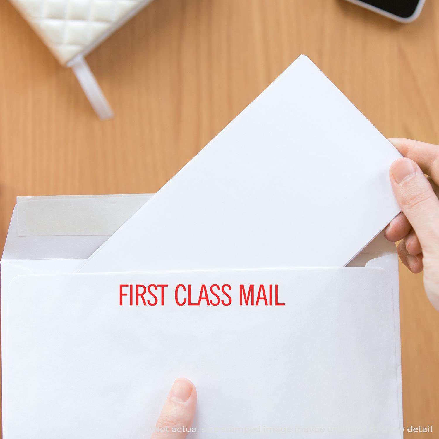 Slim Pre-Inked Narrow First Class Mail Stamp, Perfect for Home Business, Slim Design, Portable, Easy to Carry, Size Approx 1/2" x 1-1/2", Avail in 5 Ink Colors, Reinkable - Image 6