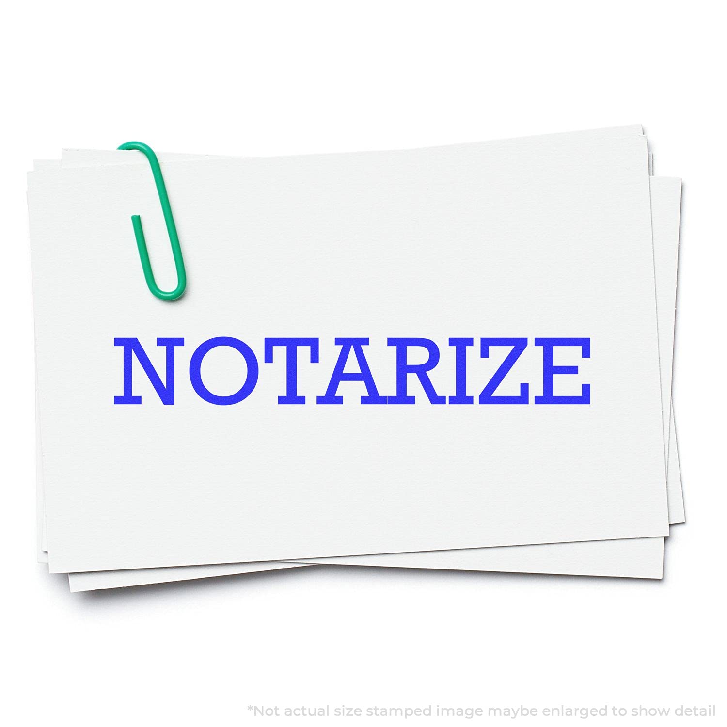 Slim Pre Inked Notarize Stamp, Legal Stamps for Lawyers, Slim Design, Portable, Easy to Carry, Size Approx 1/2" x 1-1/2", Avail in 5 Ink Colors, Reinkable - Image 4