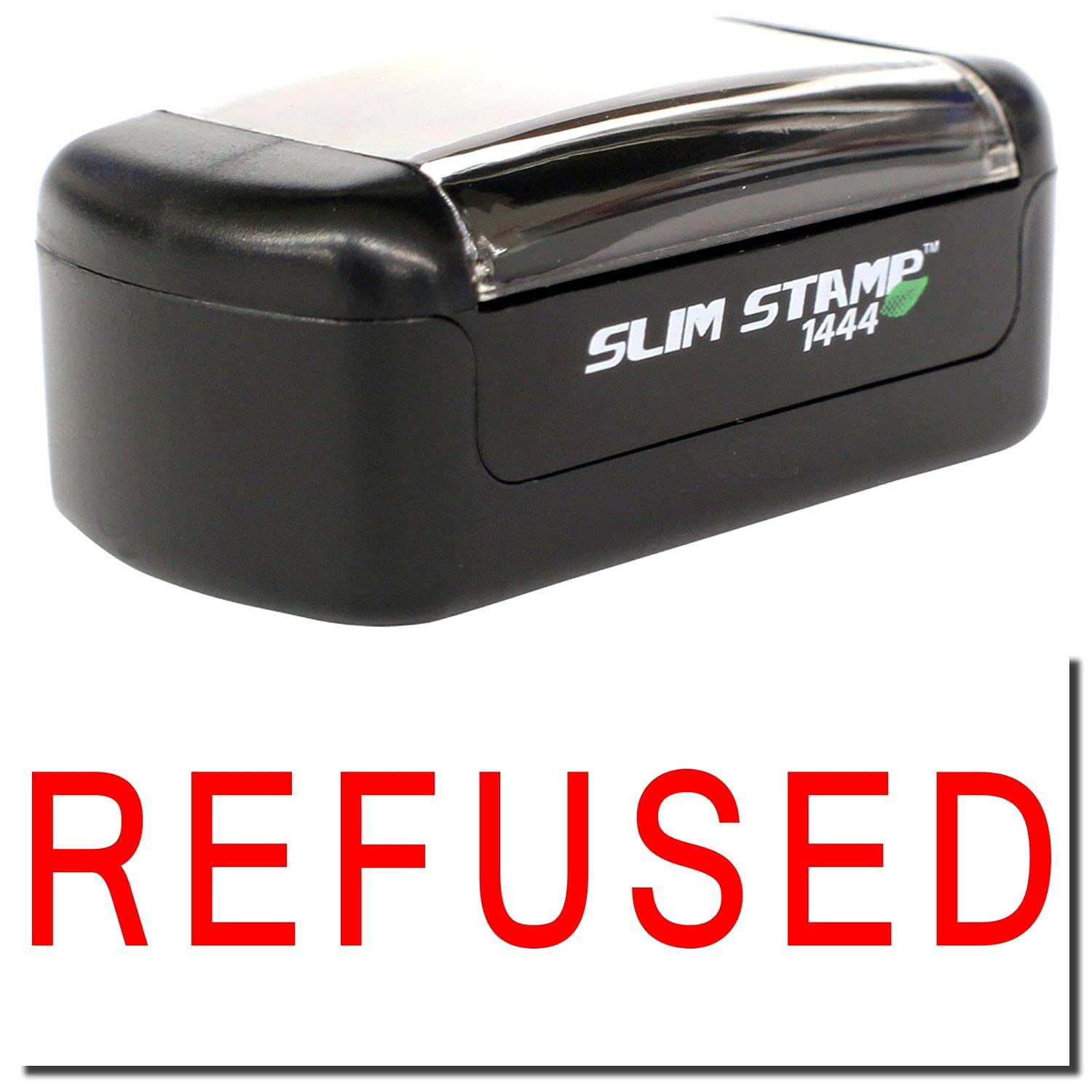 Slim Pre-Inked Refused Stamp - Red Ink - Image 3